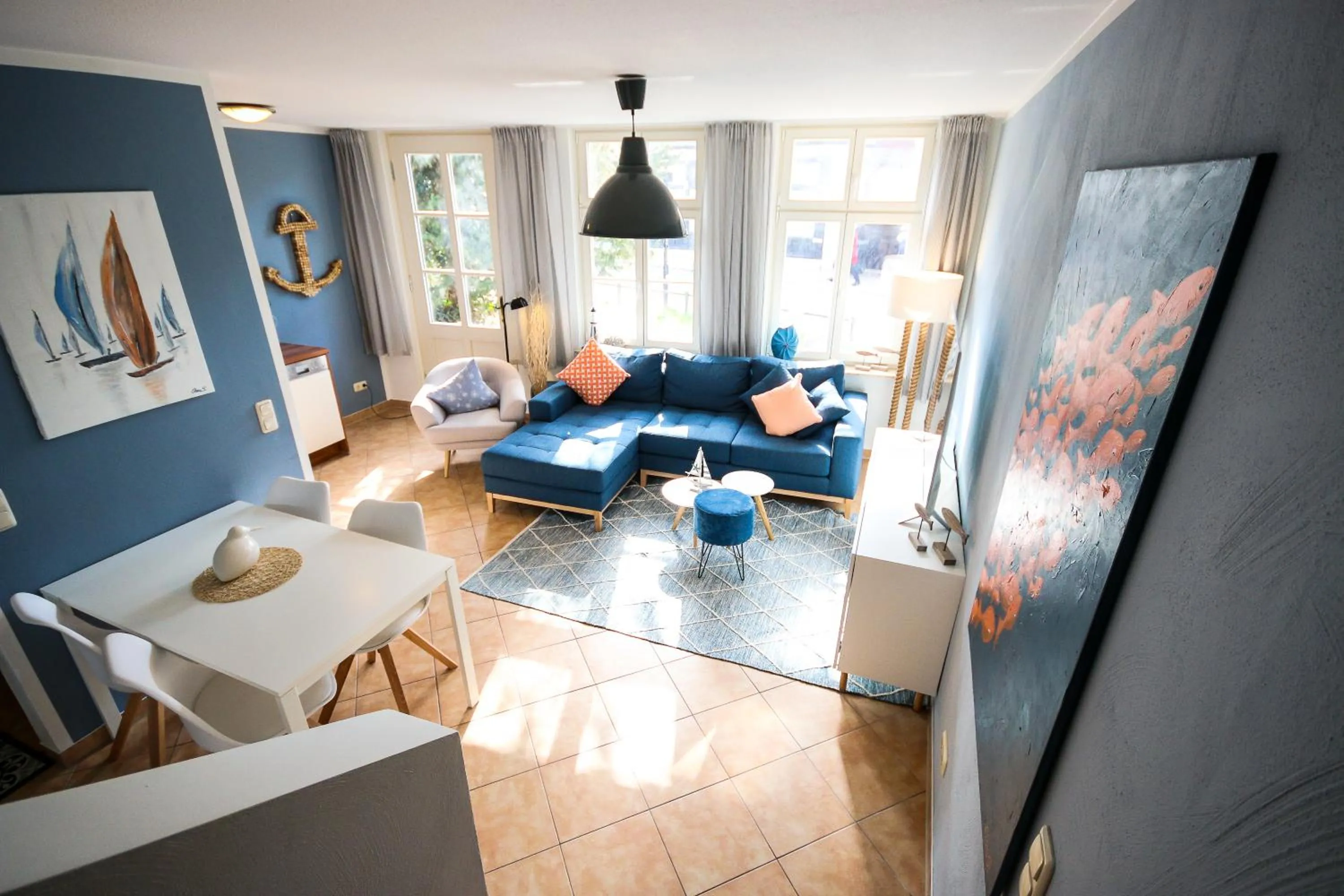 Living room in Apartment in der Alexandrinenstrasse
