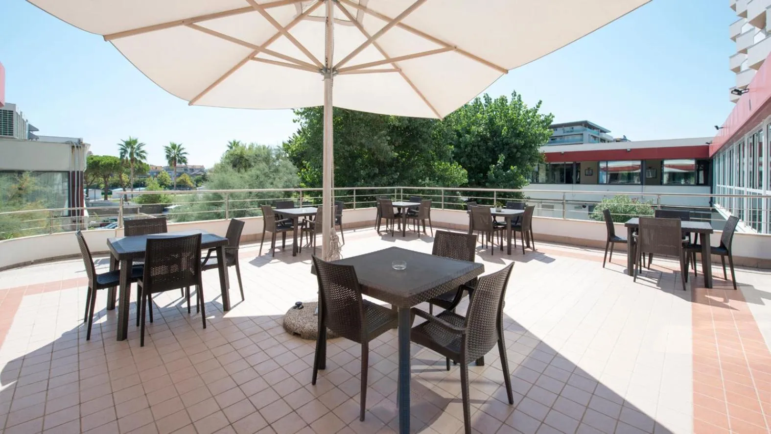 Balcony/Terrace in Grand Hotel Adriatico