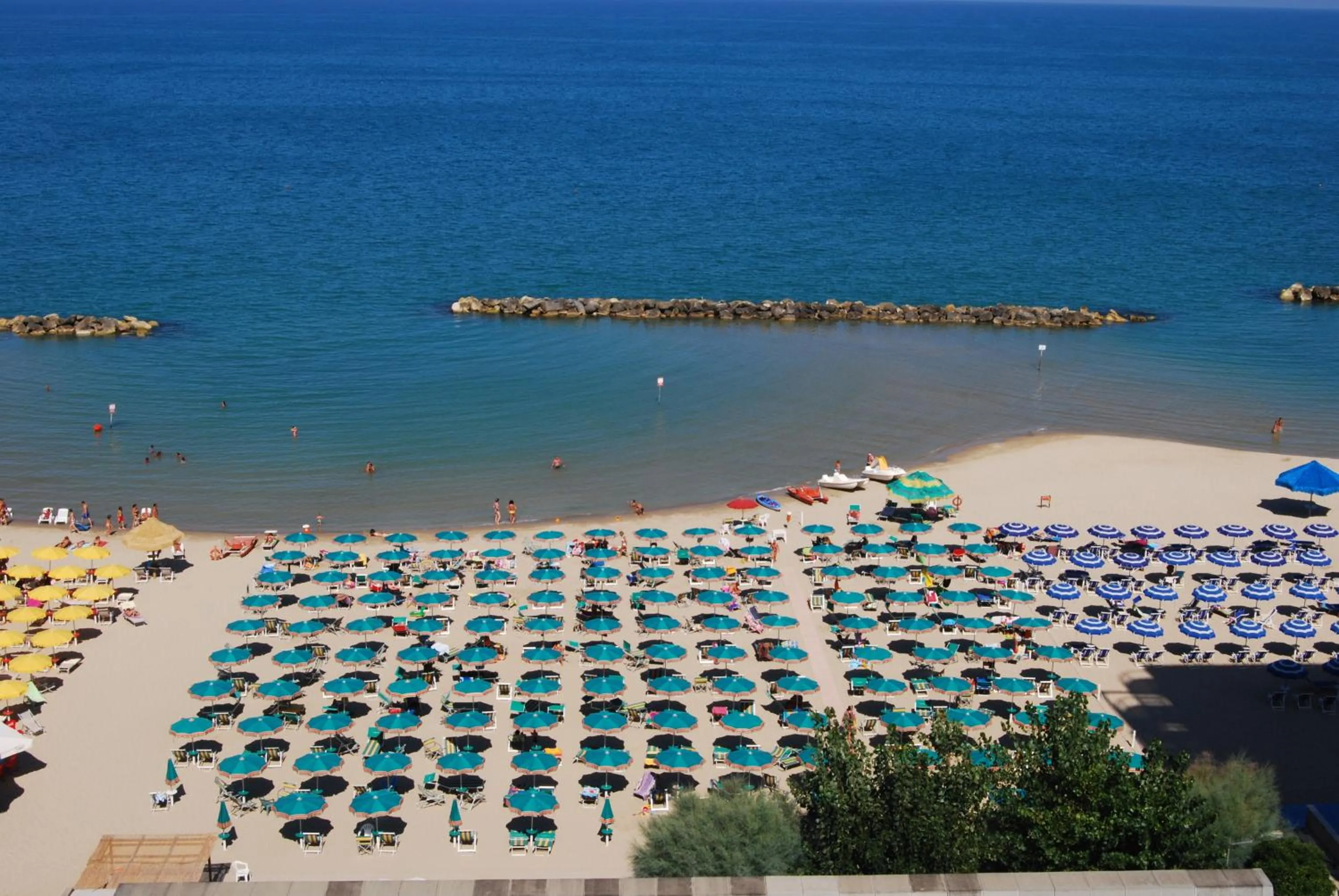 Beach in Grand Hotel Adriatico