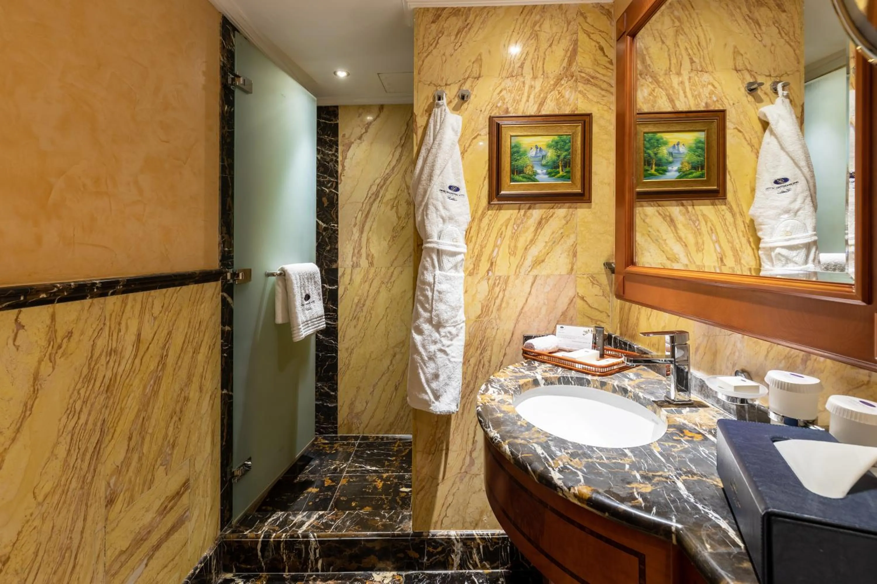 Bathroom in Swiss Diamond Hotel Prishtina