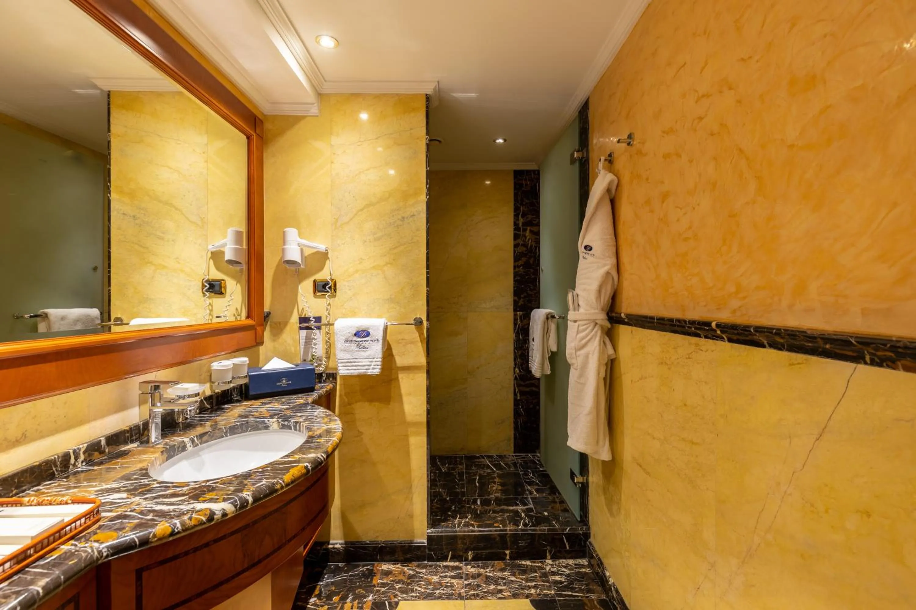 Shower in Swiss Diamond Hotel Prishtina