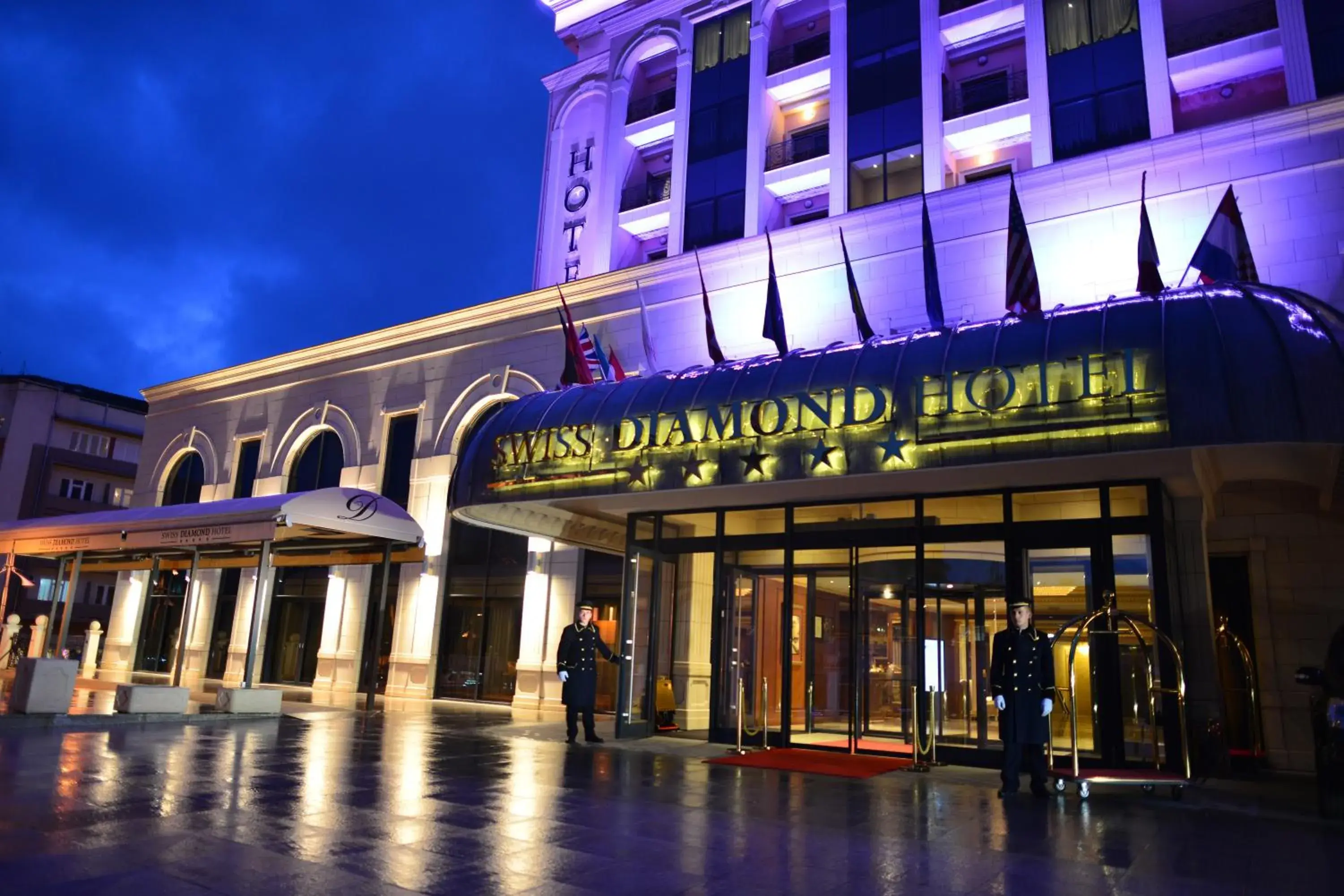 Facade/entrance in Swiss Diamond Hotel Prishtina Facade/entrance in Swiss Diamond Hotel Prishtina