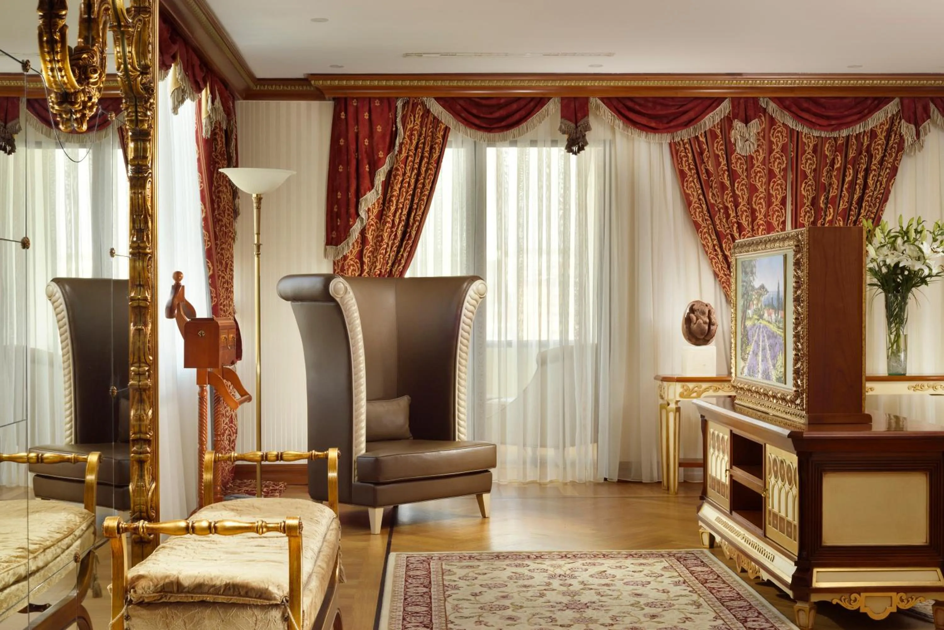 Seating area in Swiss Diamond Hotel Prishtina