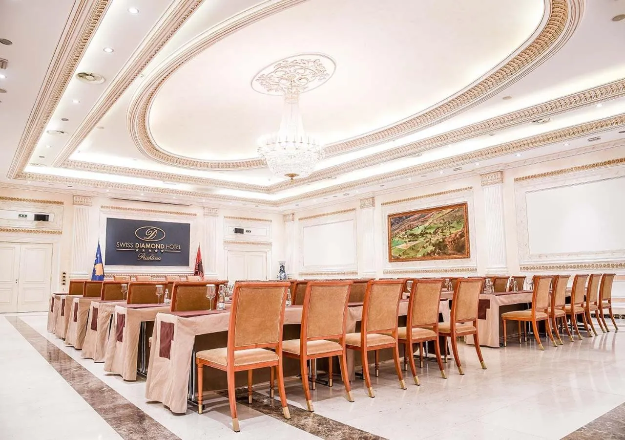 Meeting/conference room in Swiss Diamond Hotel Prishtina