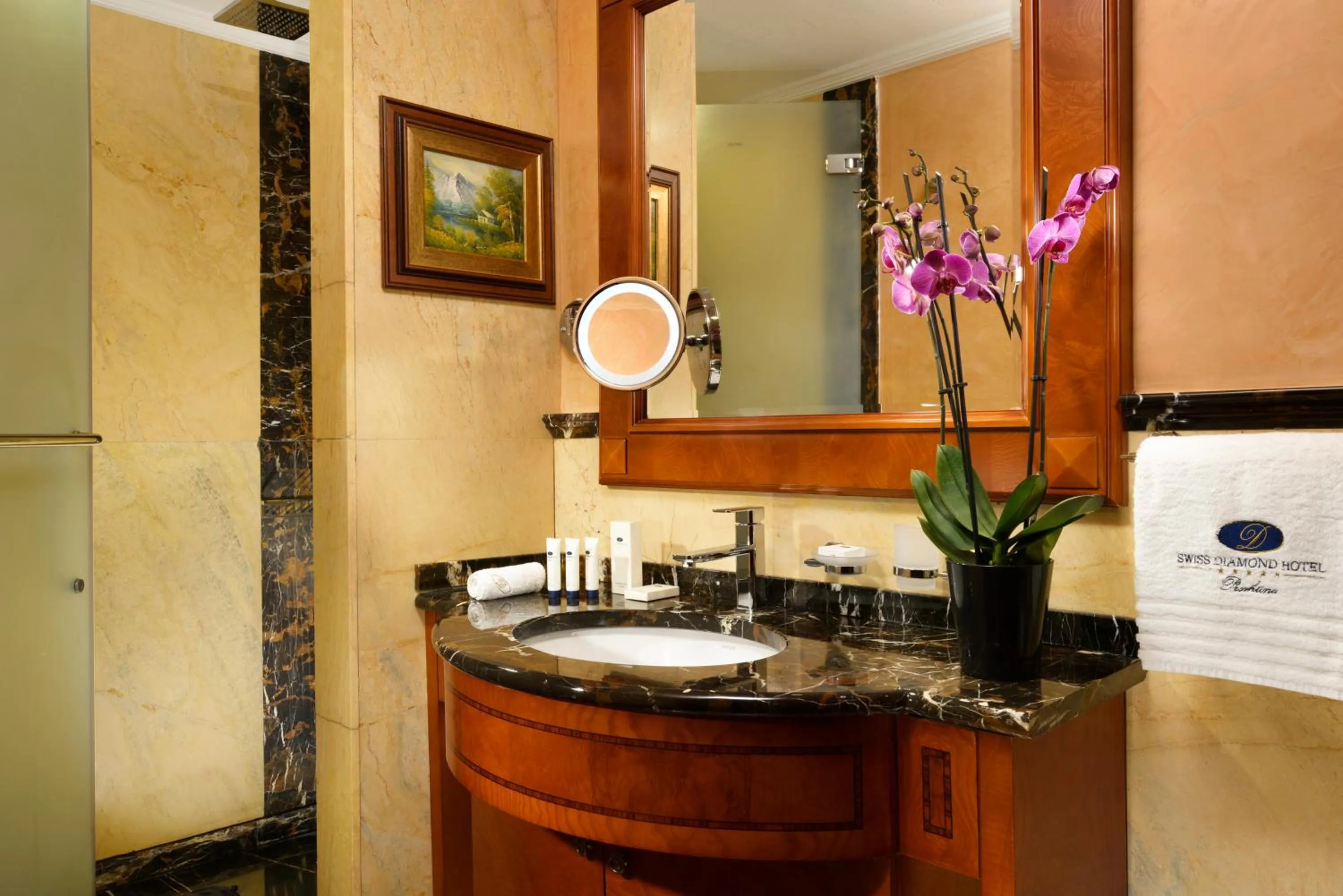 Bathroom in Swiss Diamond Hotel Prishtina