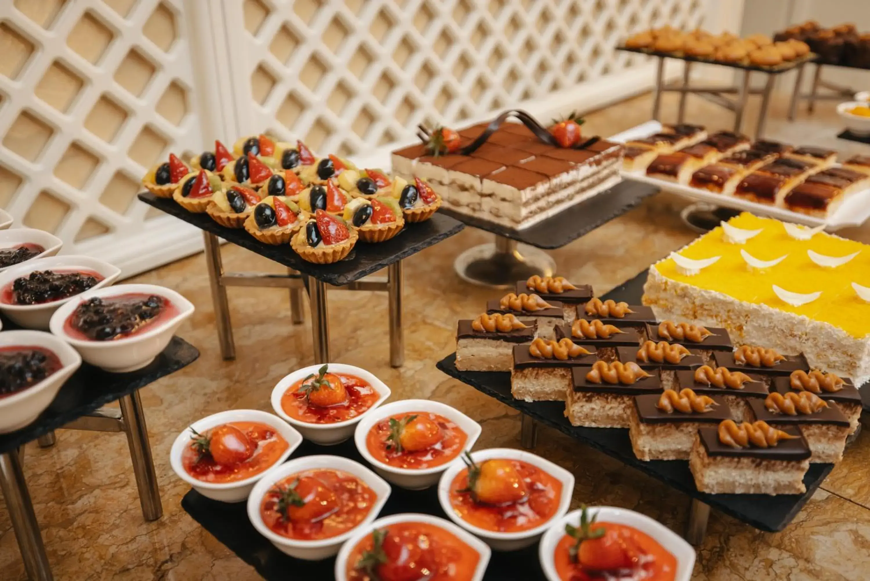 Buffet breakfast in Swiss Diamond Hotel Prishtina Buffet breakfast in Swiss Diamond Hotel Prishtina