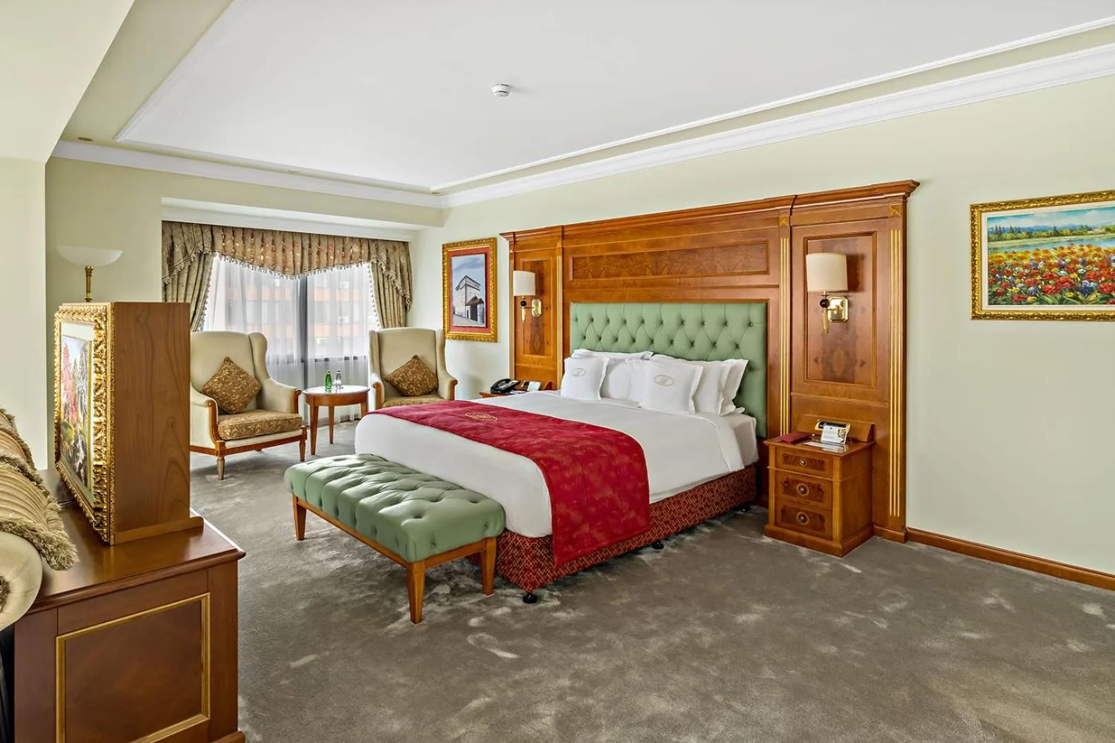 Bedroom, Bed in Swiss Diamond Hotel Prishtina