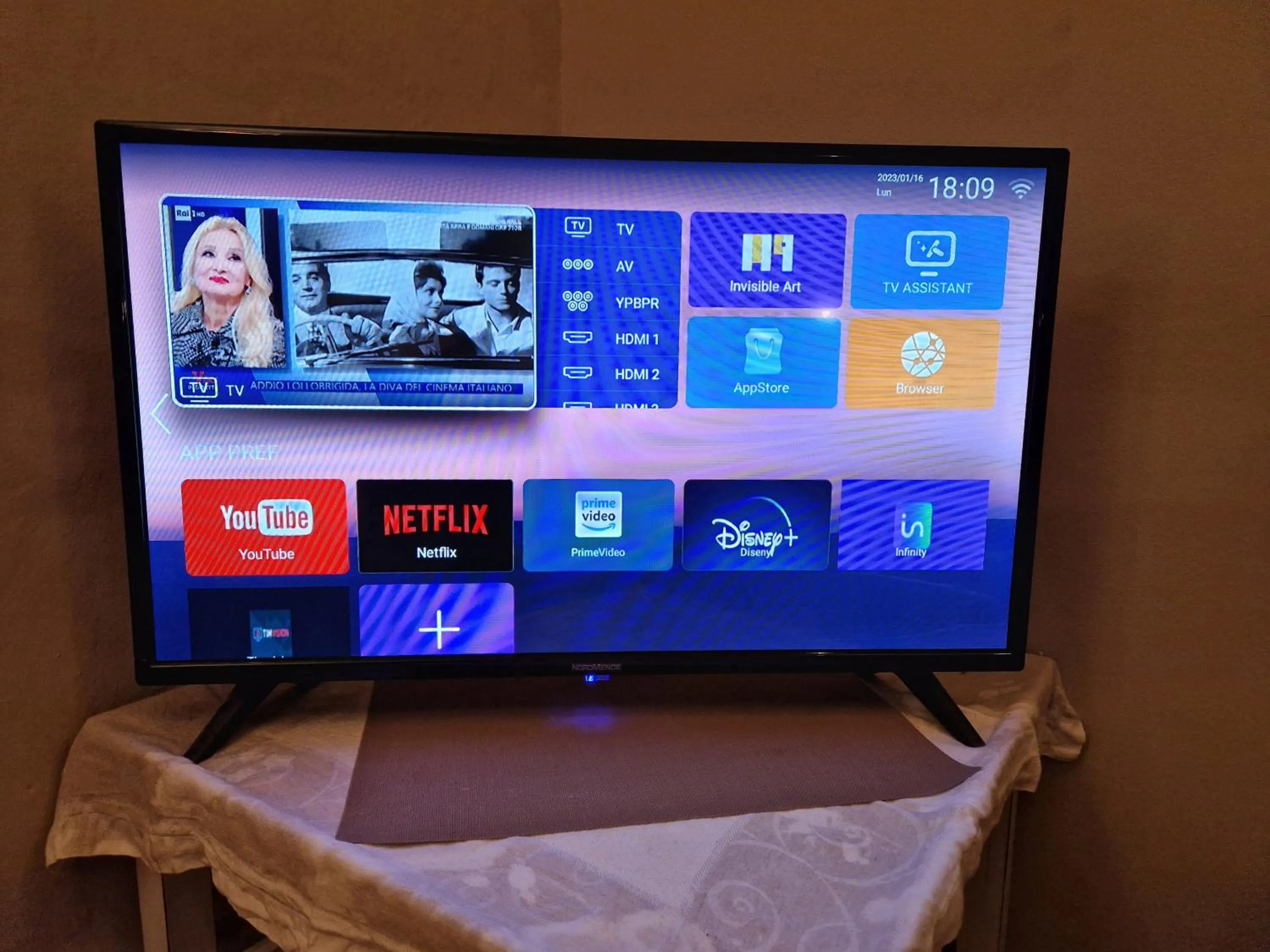 TV and multimedia in Antico Palazzo