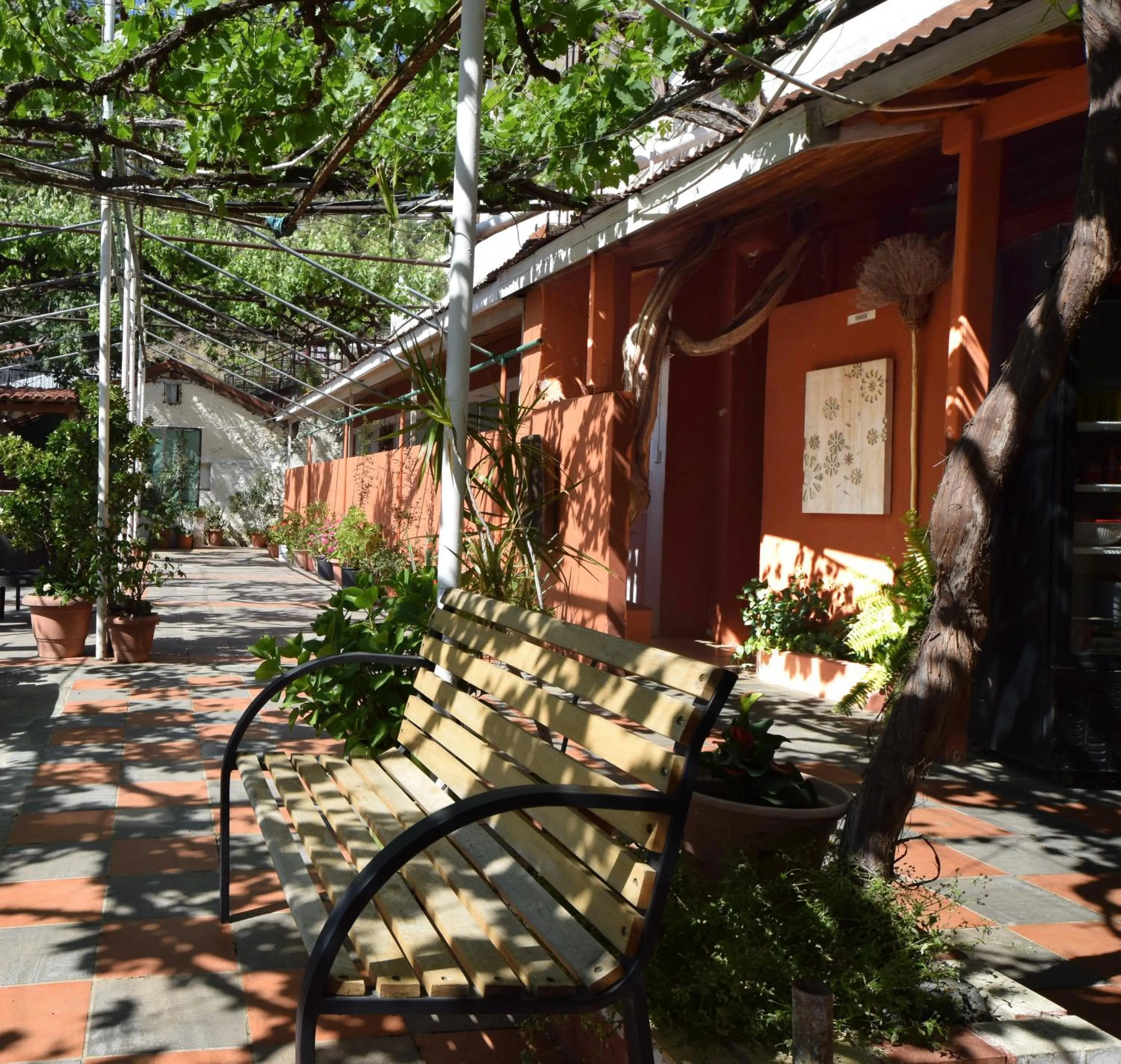 Patio in Christys Palace Hotel