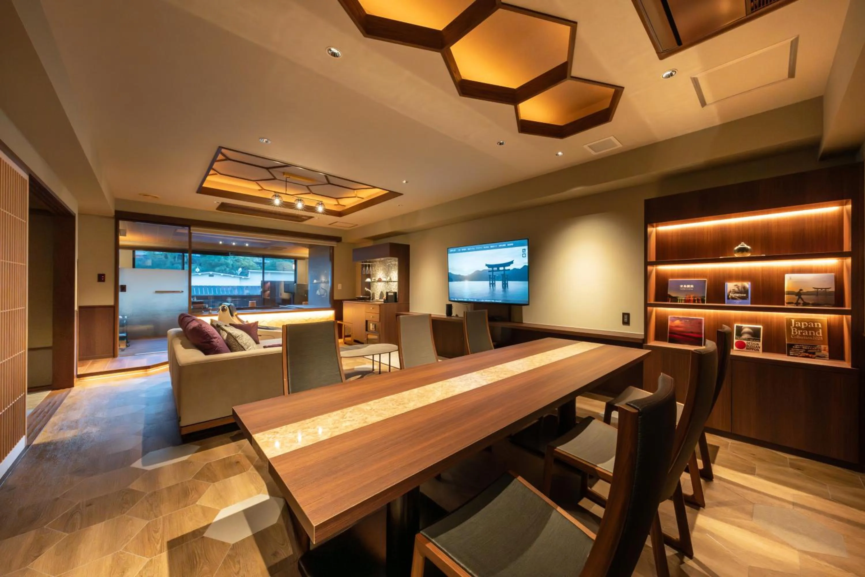 Dining area in Kinsuikan