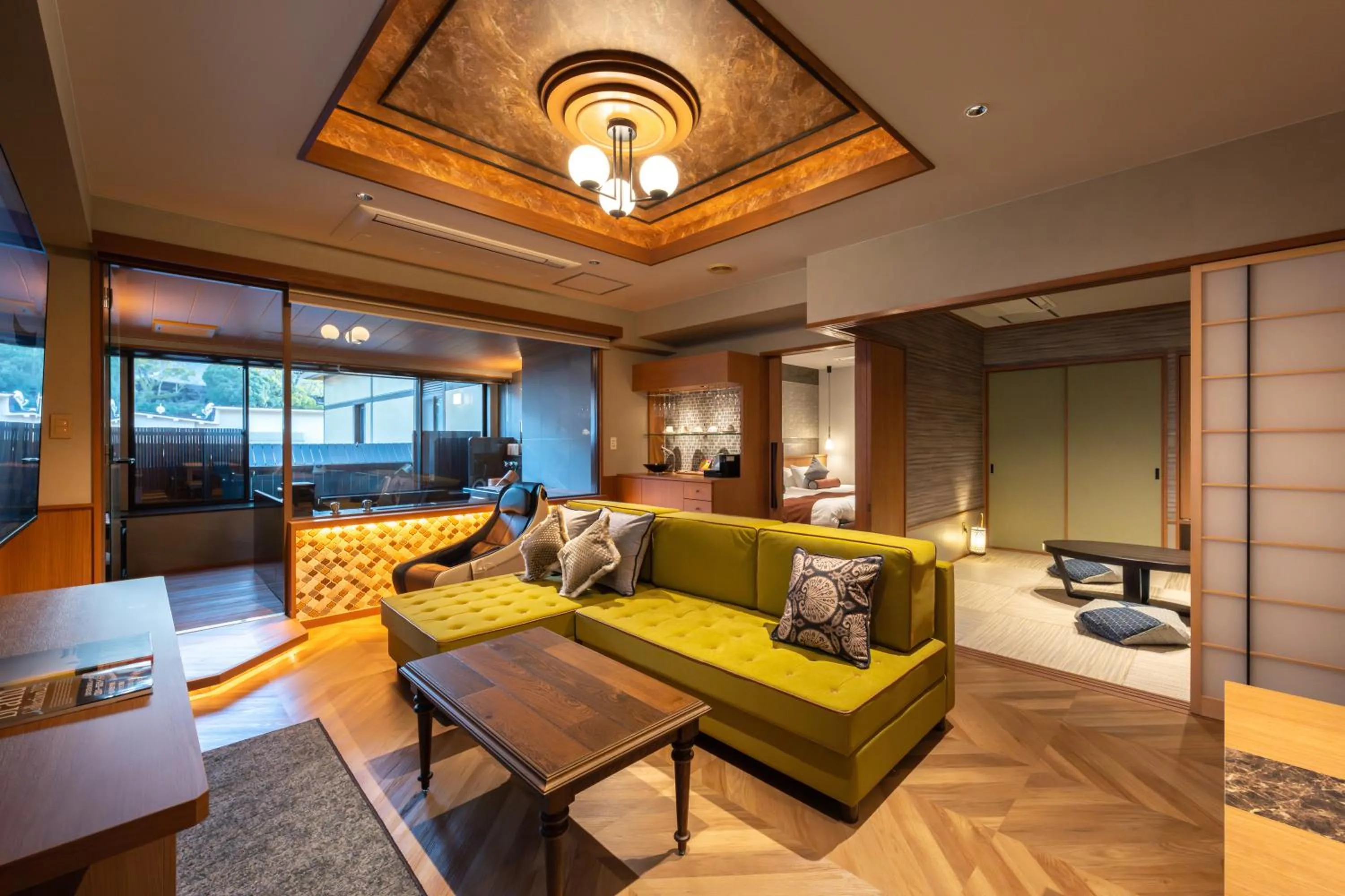 Photo of the whole room in Kinsuikan