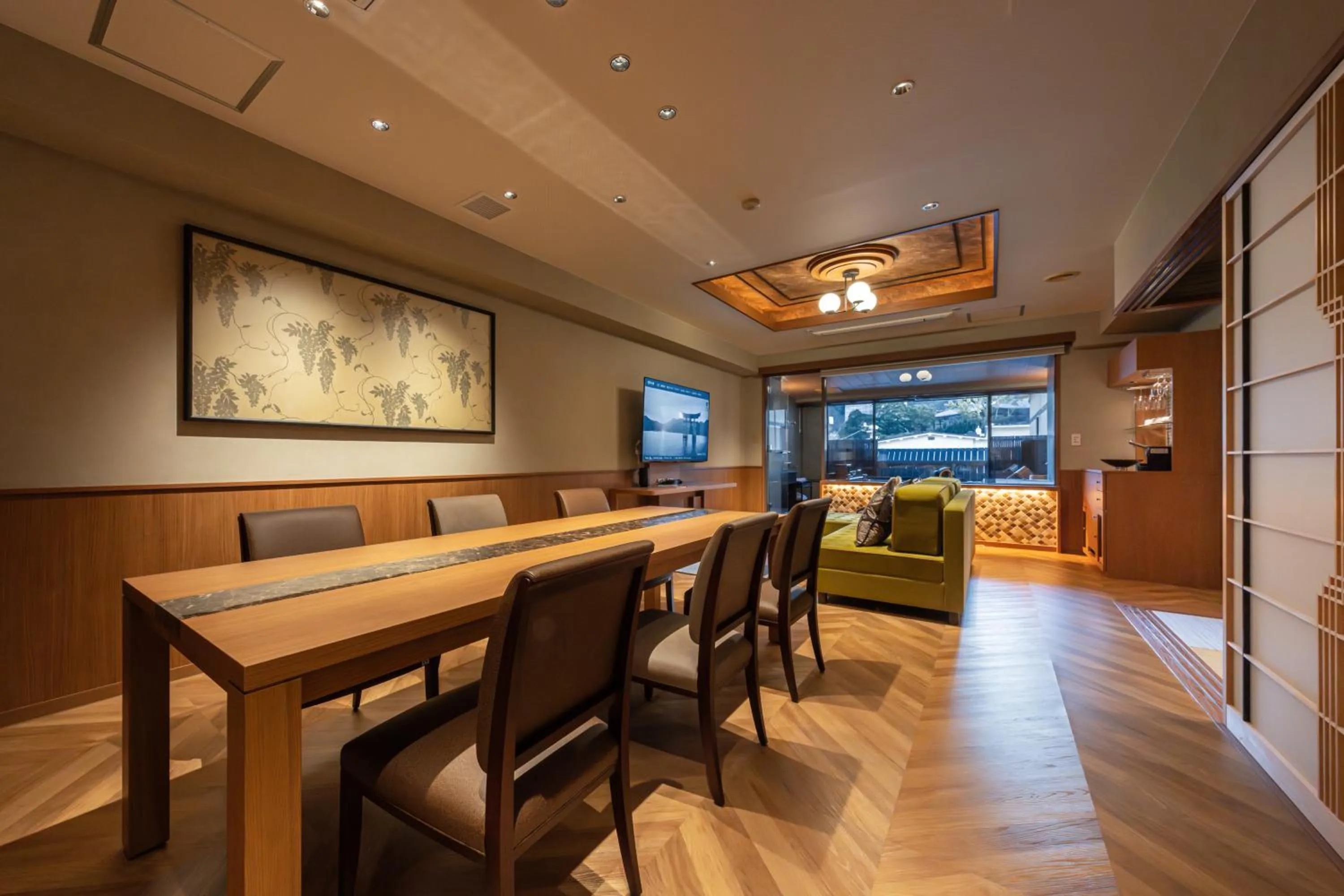 Dining area in Kinsuikan