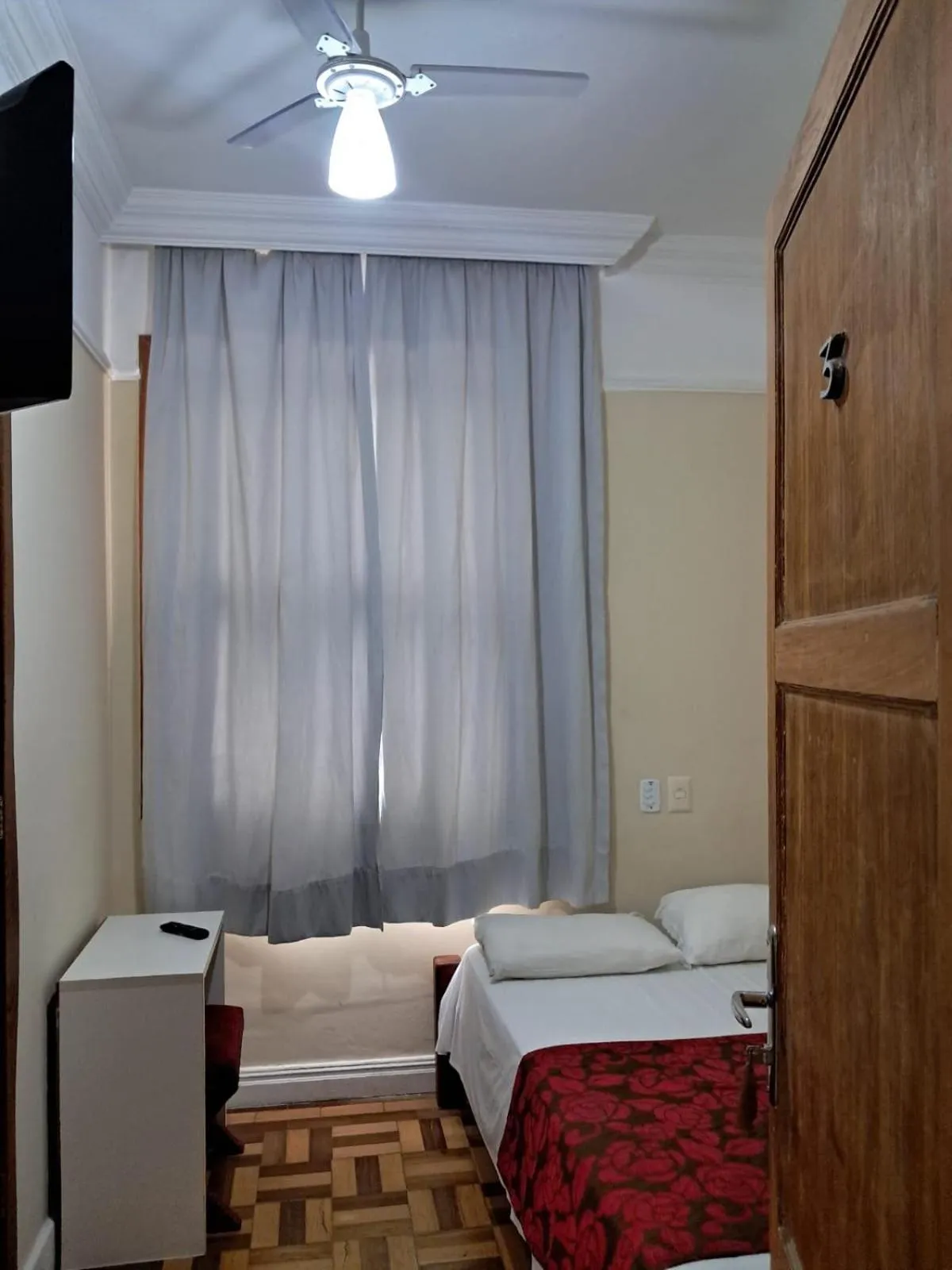 Bed in Hotel Pousada Acácia da Barra