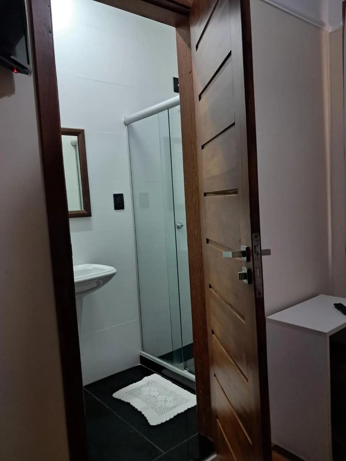 Bathroom in Hotel Pousada Acácia da Barra