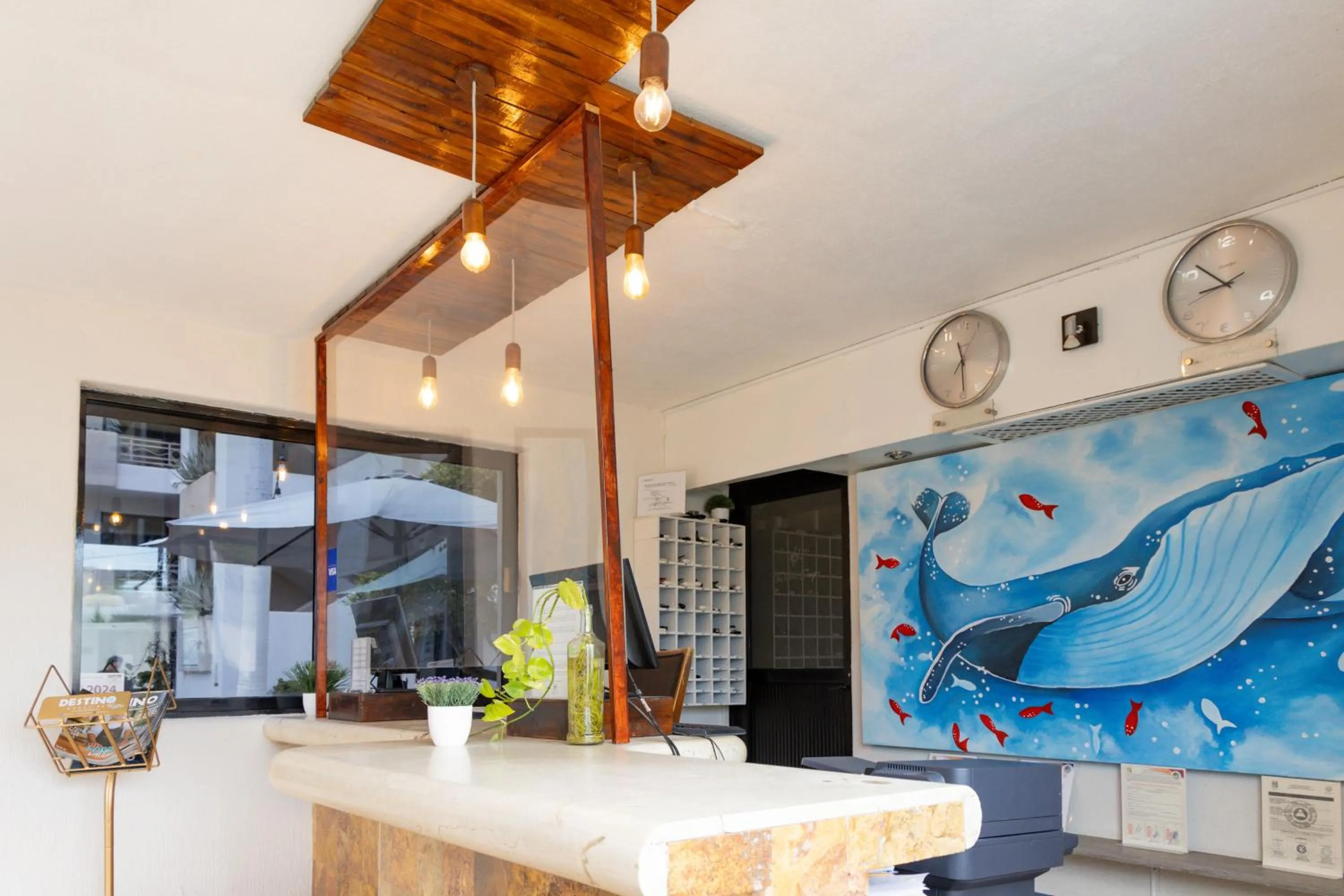 Lobby or reception in Hotel Santa Fe Los Cabos by Villa Group