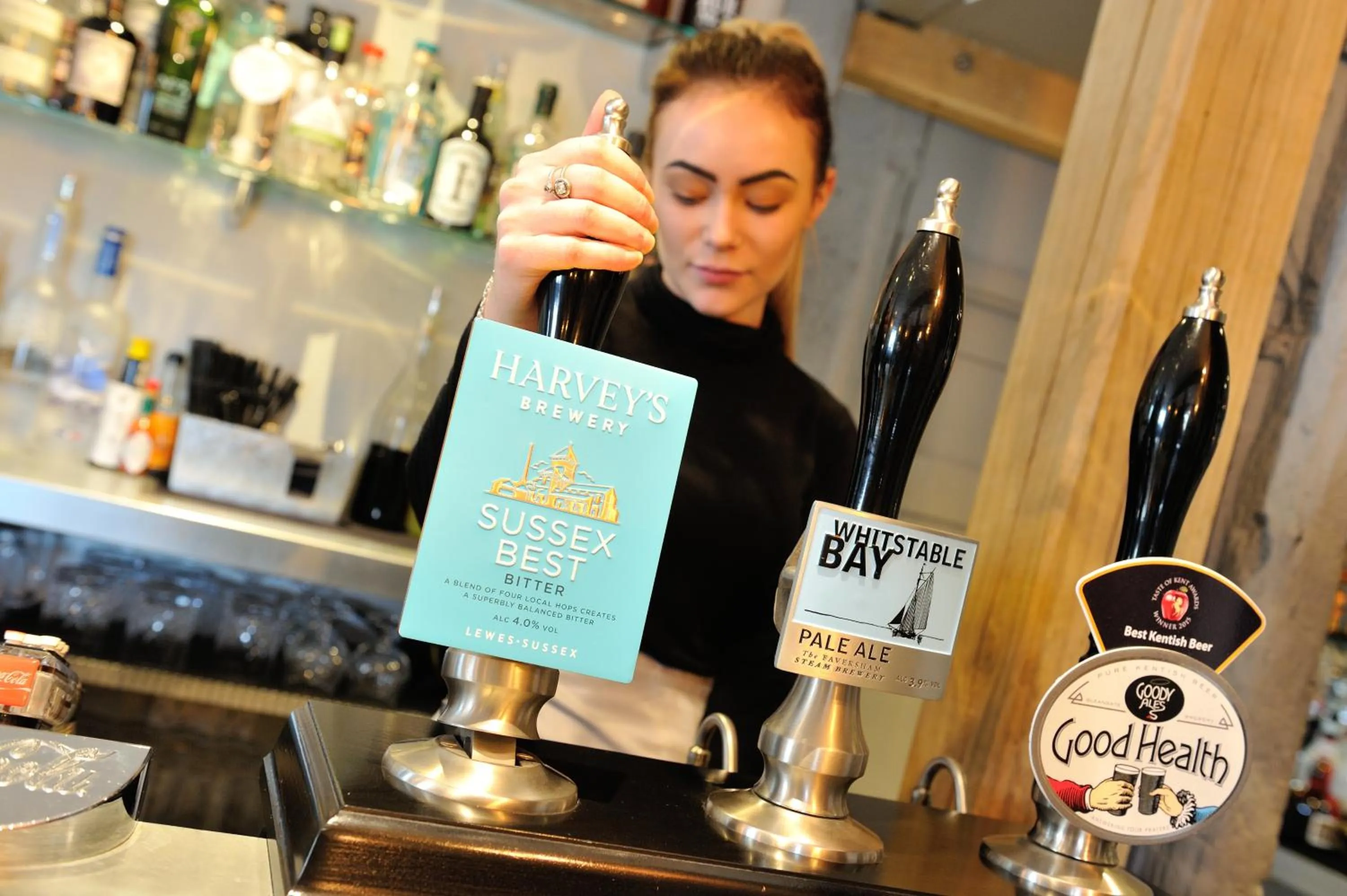 Lounge or bar in The Dog At Wingham