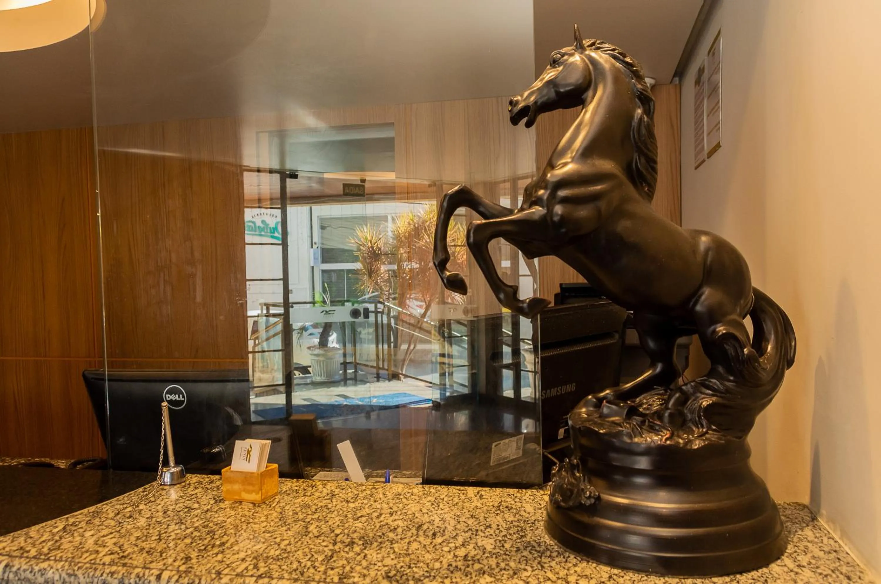 Lobby or reception in Fenix Hotel Pouso Alegre