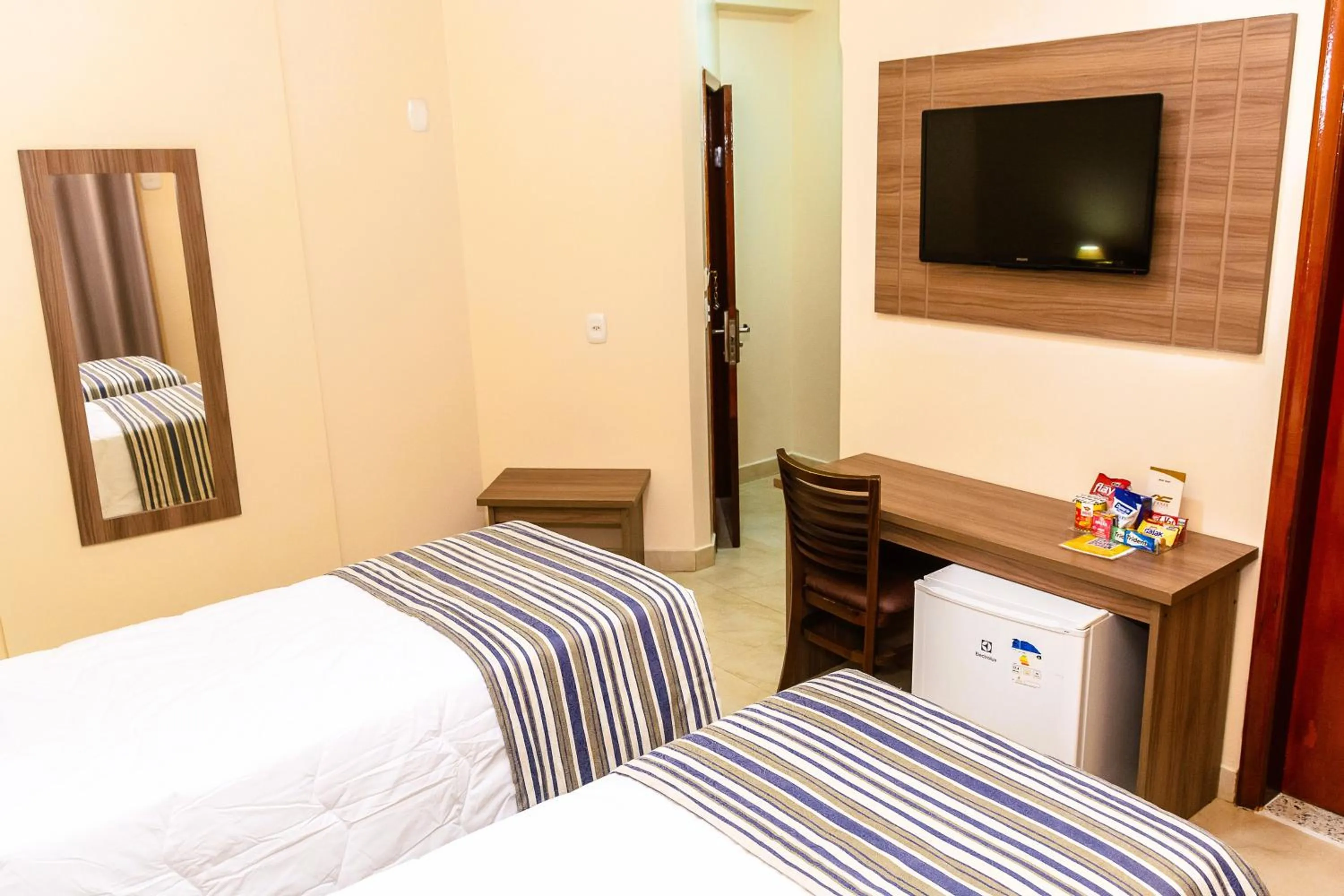 Bedroom, Bed in Fenix Hotel Pouso Alegre