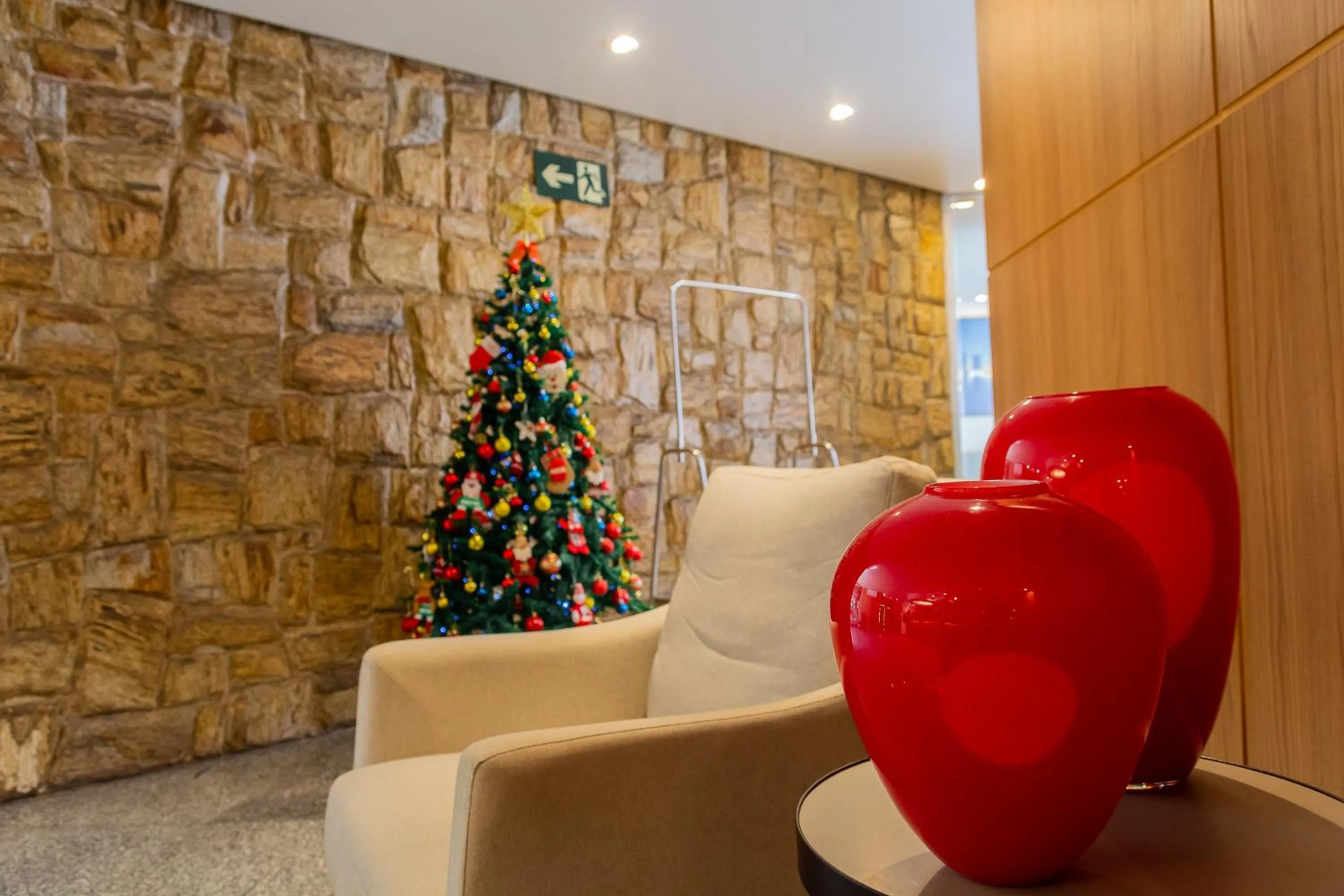 Lobby or reception in Fenix Hotel Pouso Alegre