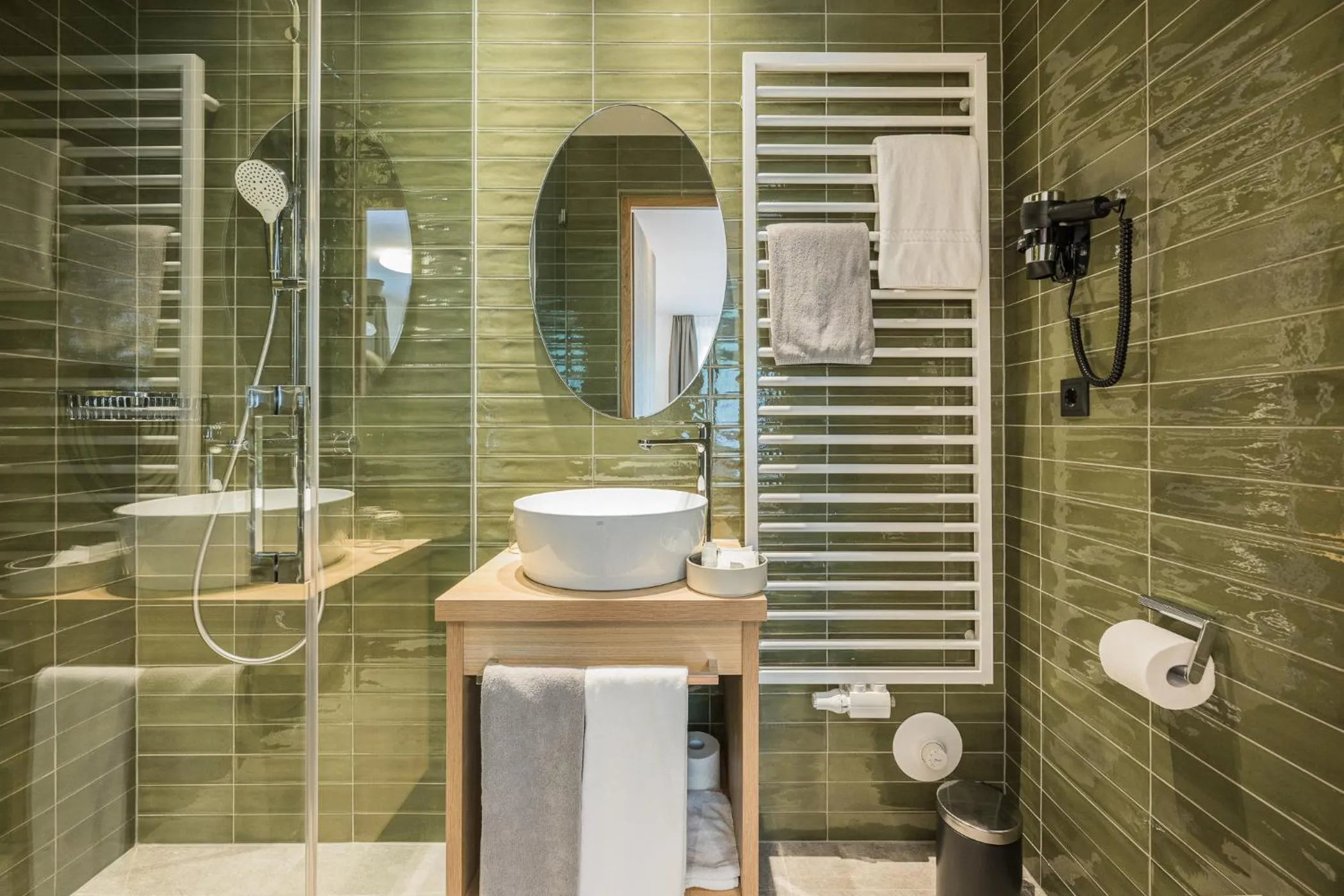 Shower in Gasthof Albergo Dolomiten