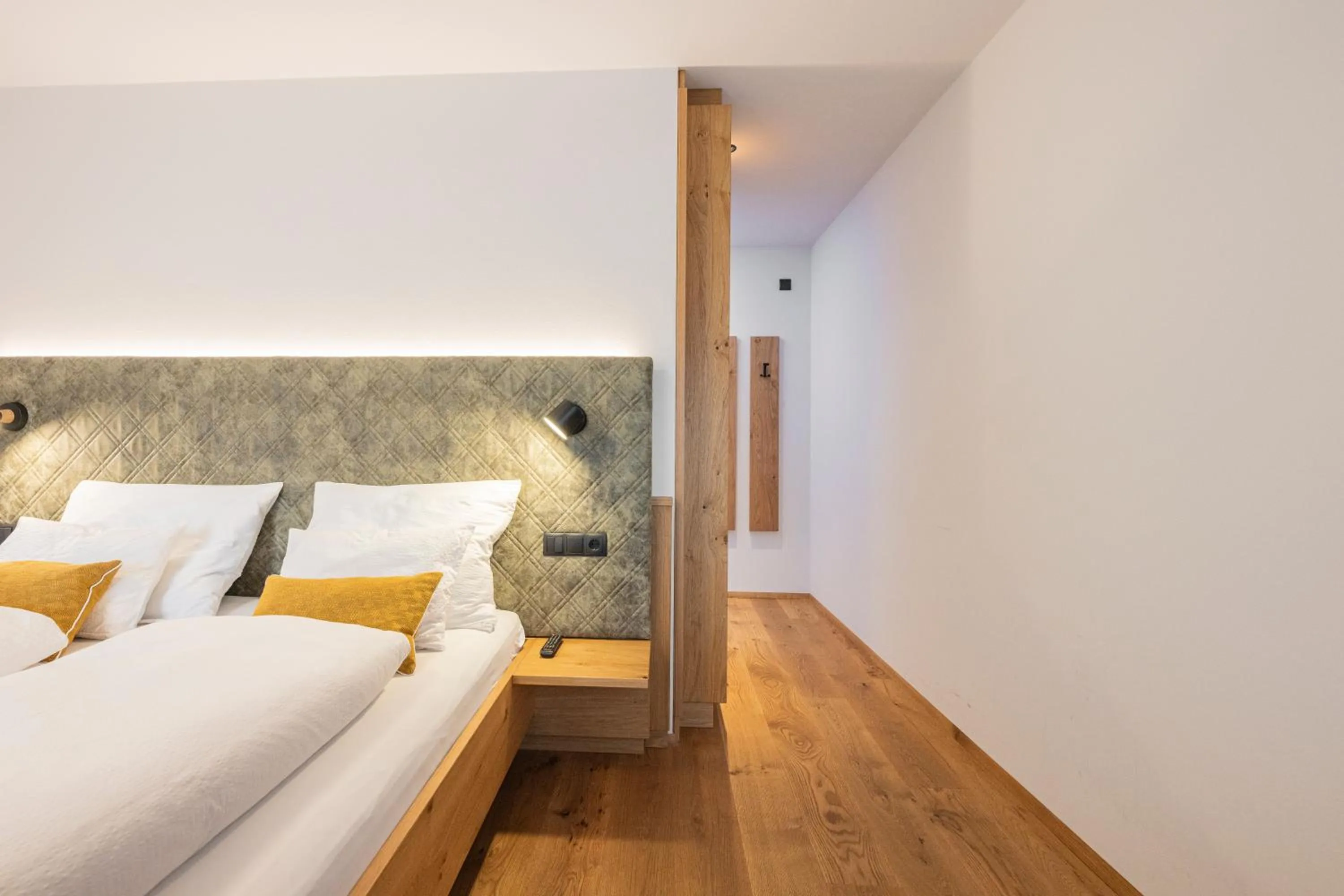 Bed in Gasthof Albergo Dolomiten