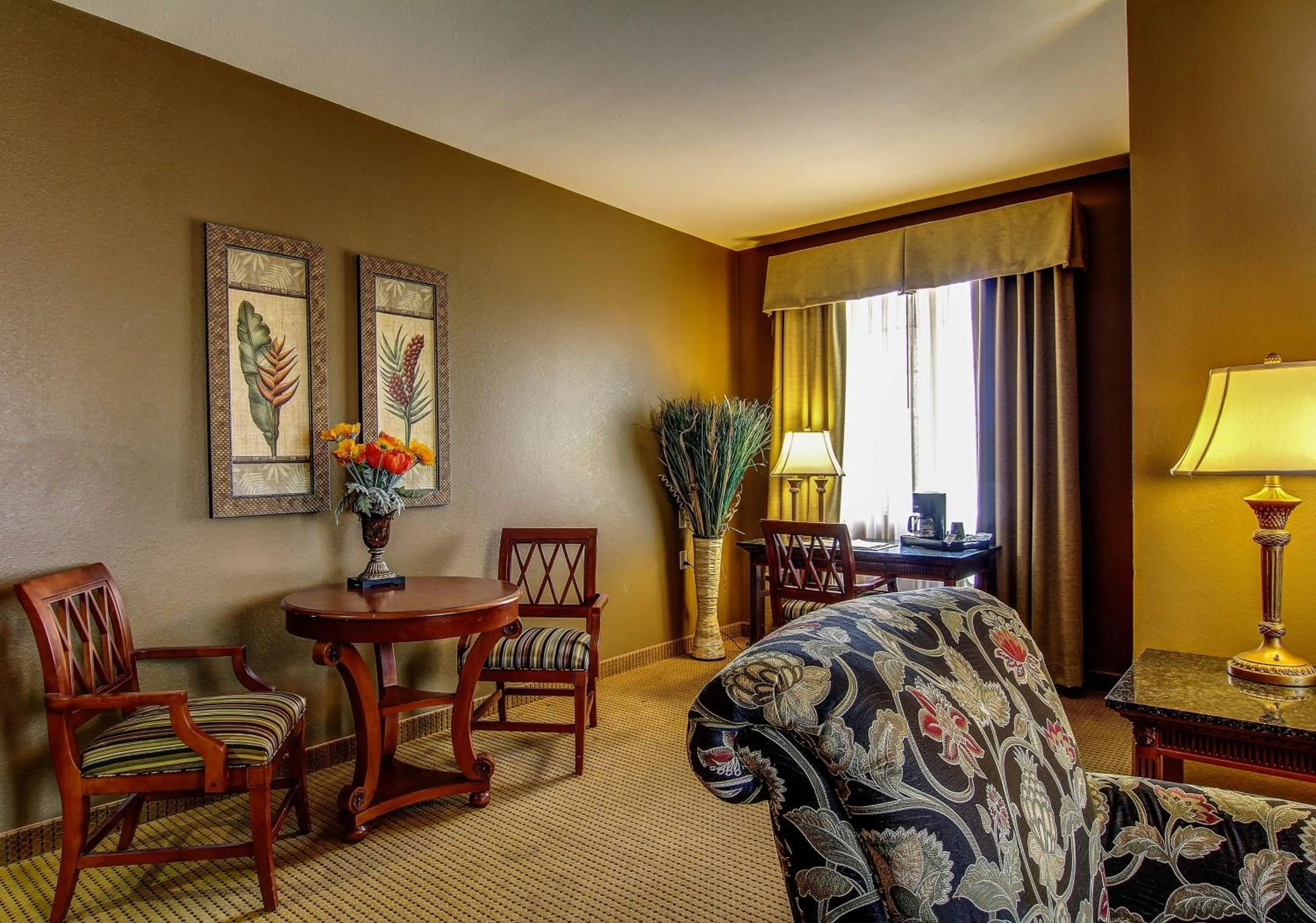 Seating area in The Wildwood Hotel