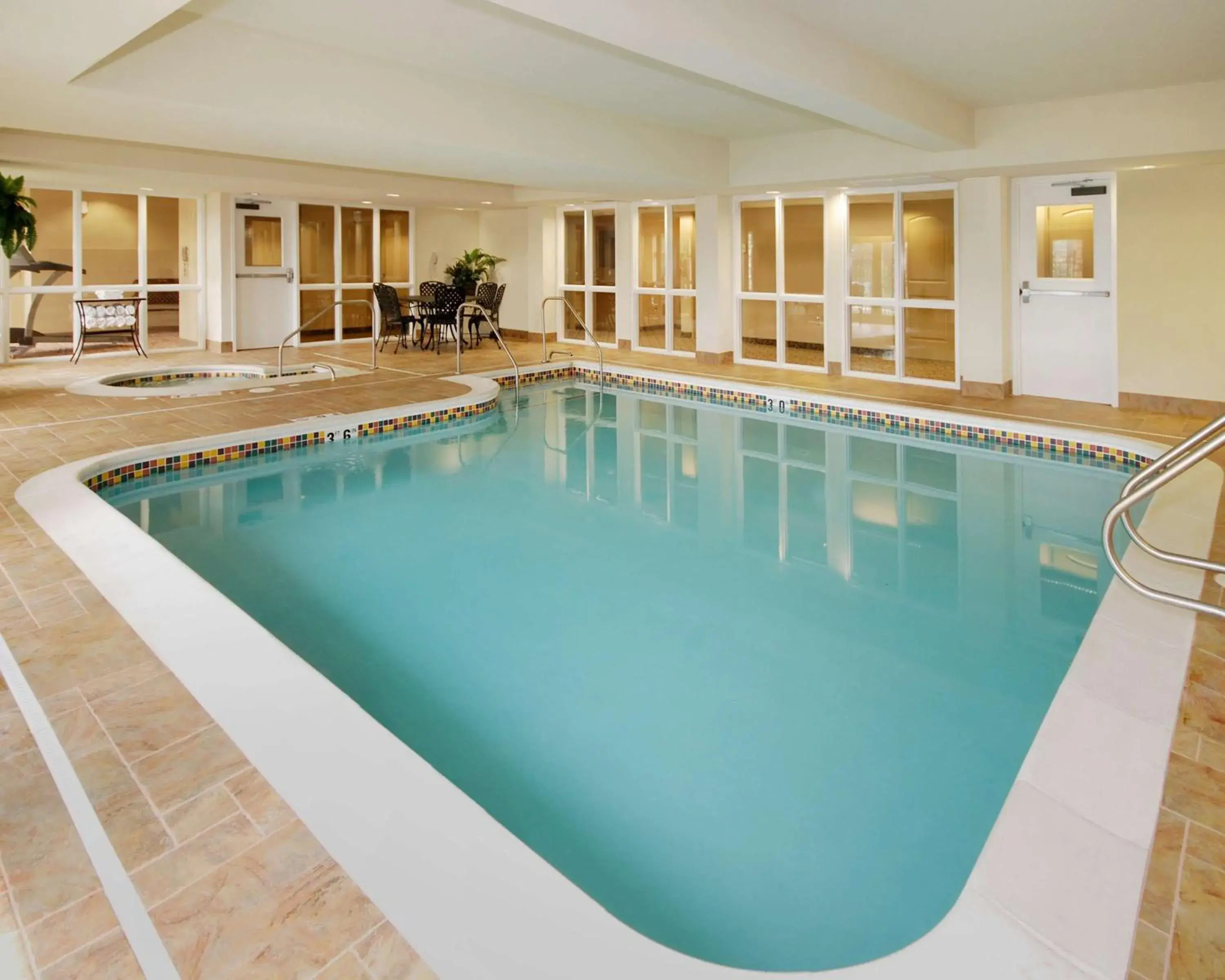 Pool view in The Wildwood Hotel Pool view in The Wildwood Hotel