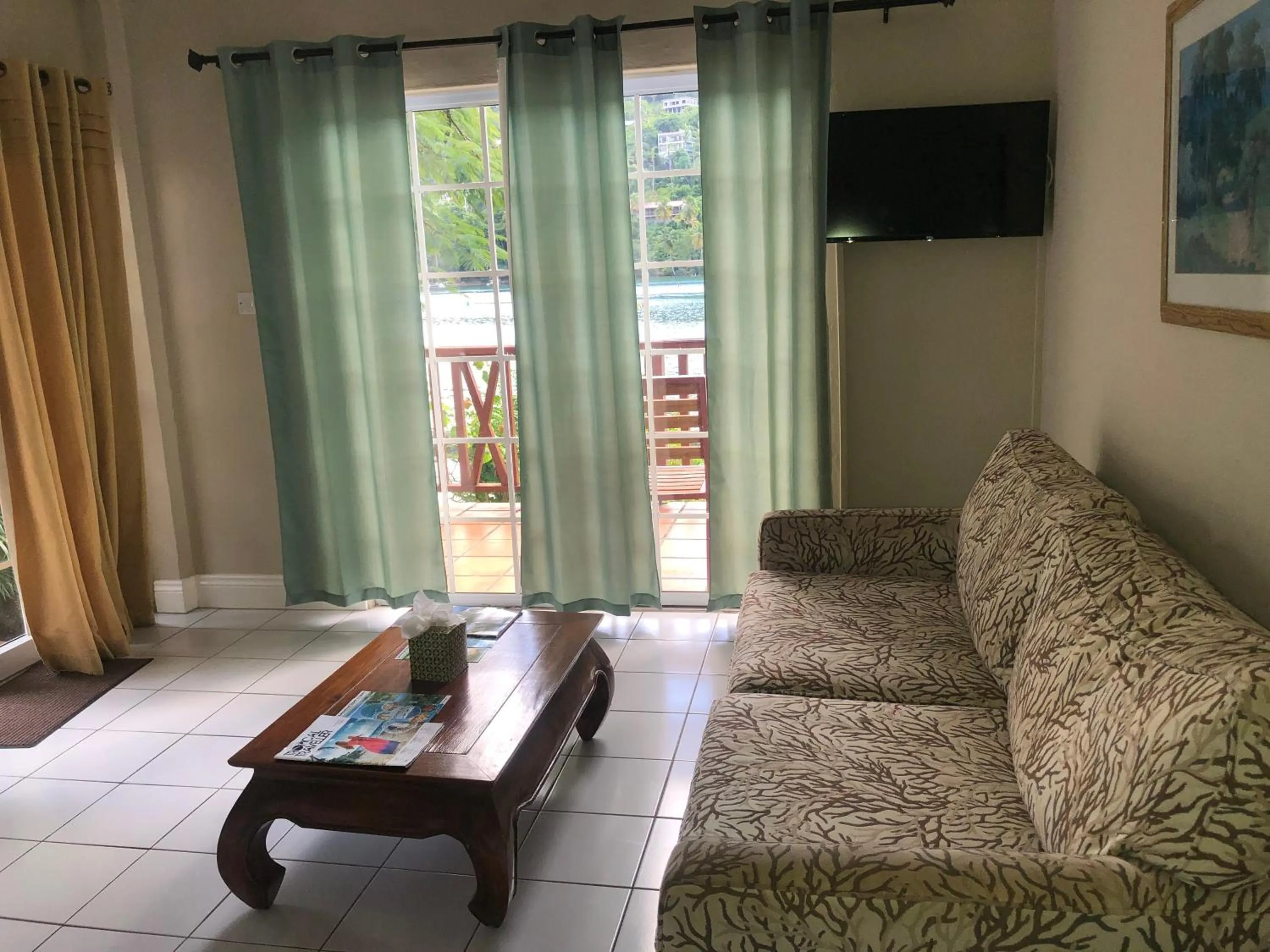 Seating area in Marigot Beach Club & Dive Resort