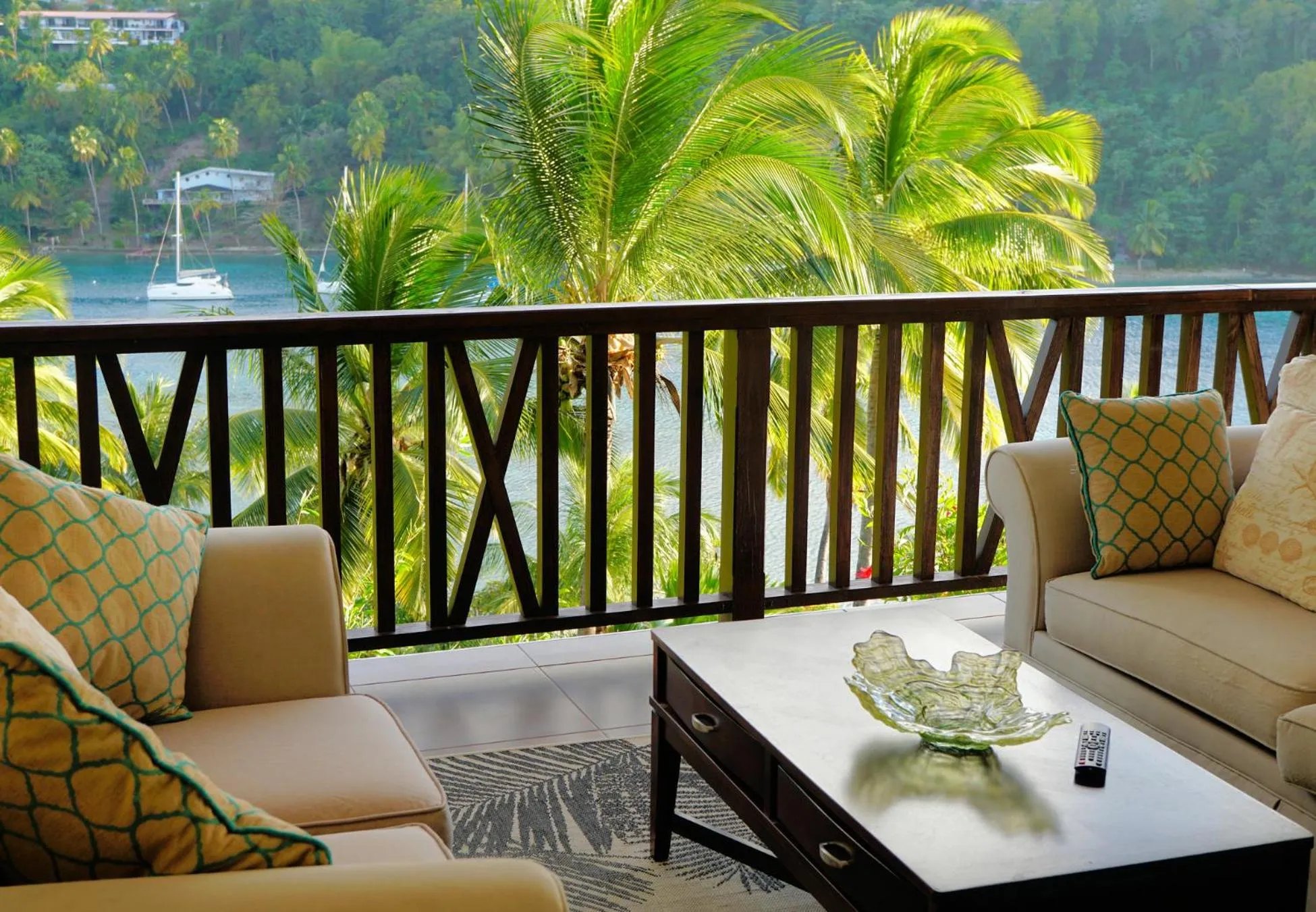 Balcony/Terrace in Marigot Beach Club & Dive Resort