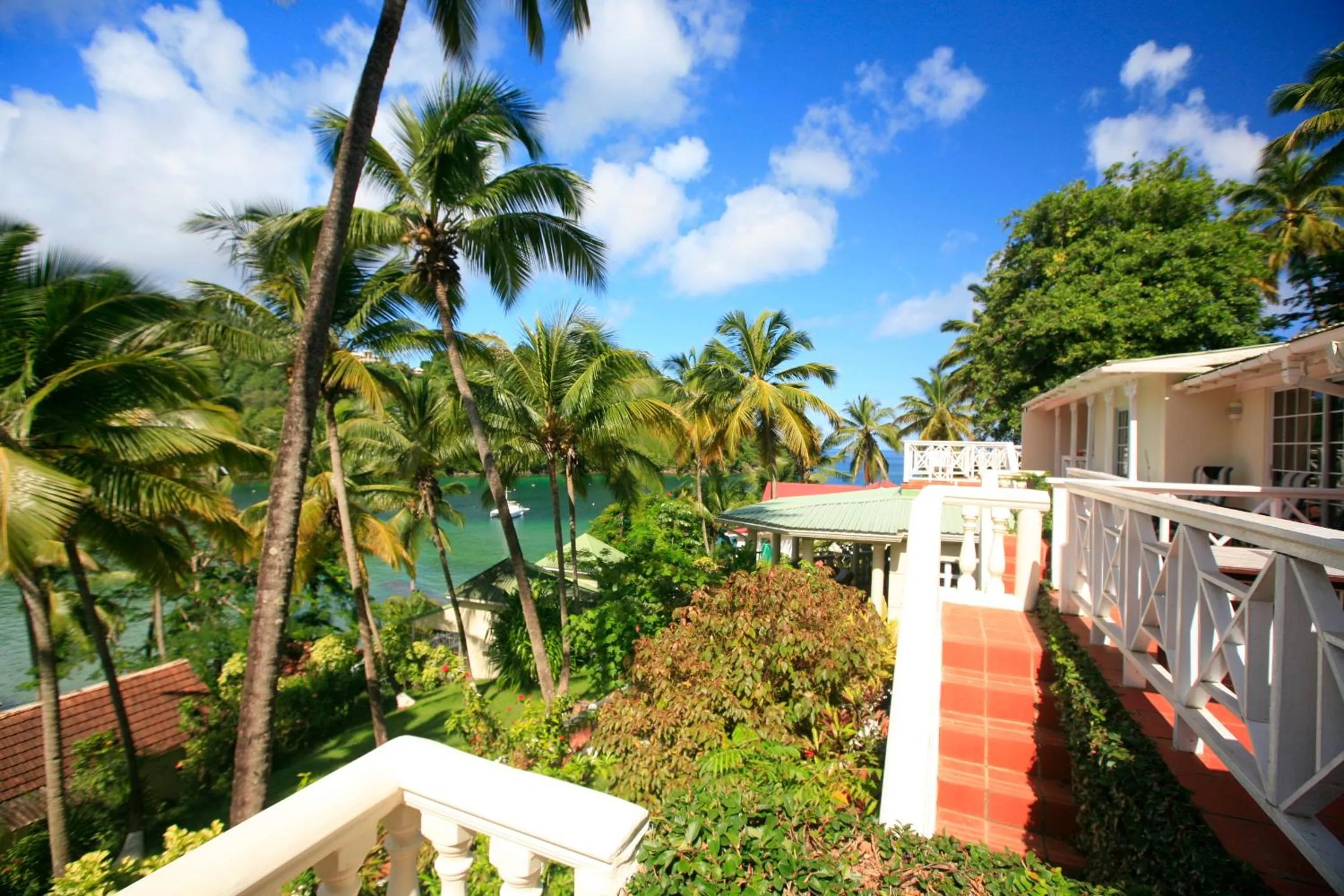 Bird's eye view in Marigot Beach Club & Dive Resort