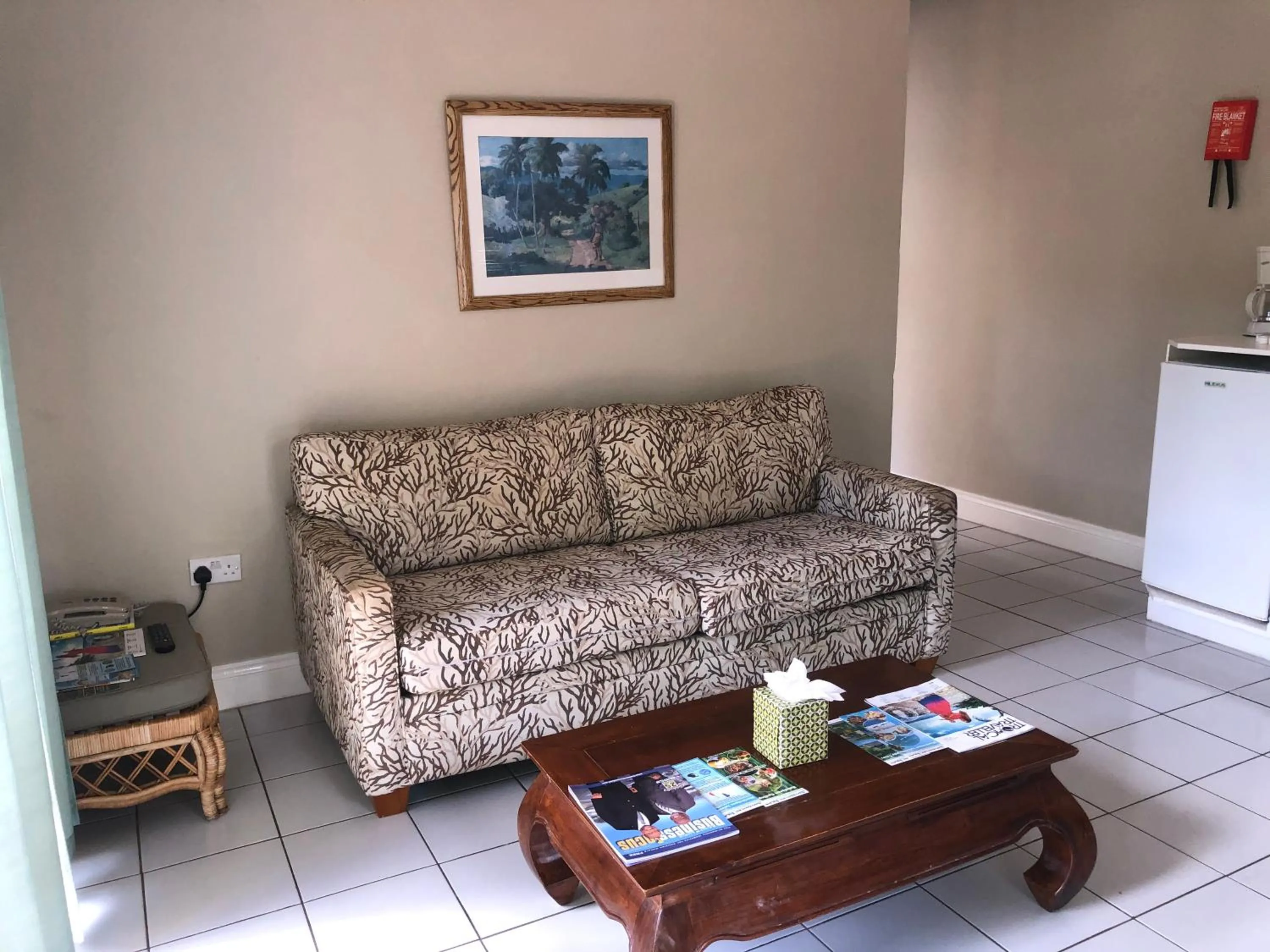 Seating area in Marigot Beach Club & Dive Resort