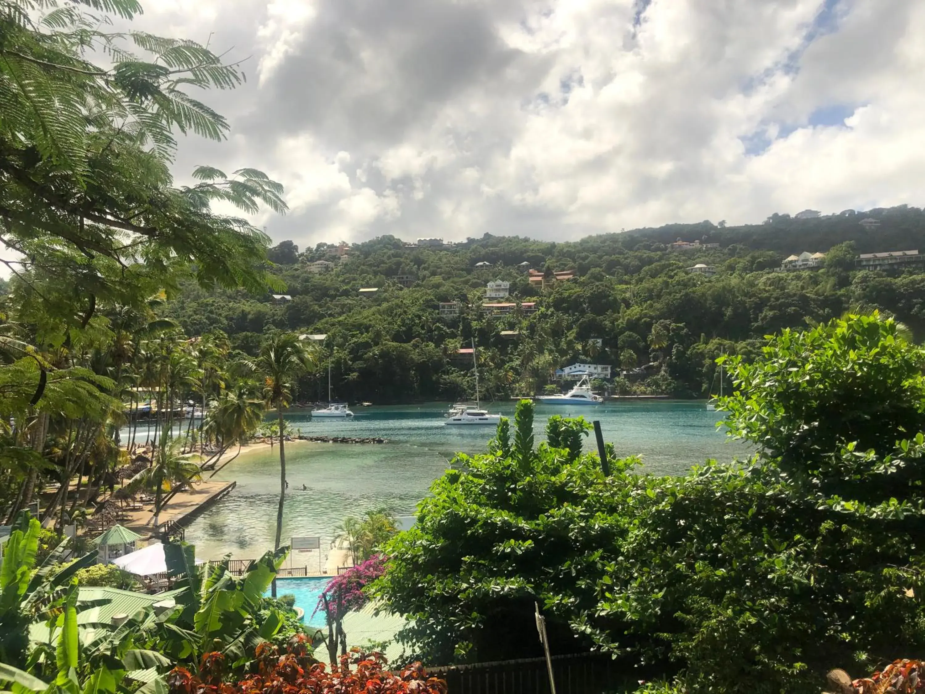 Sea view in Marigot Beach Club & Dive Resort Sea view in Marigot Beach Club & Dive Resort