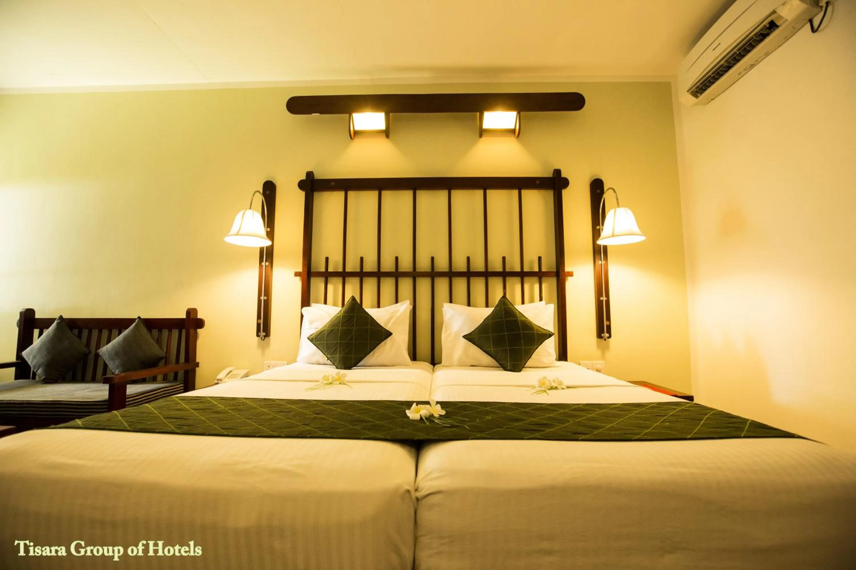 Bed in Koggala Beach Hotel