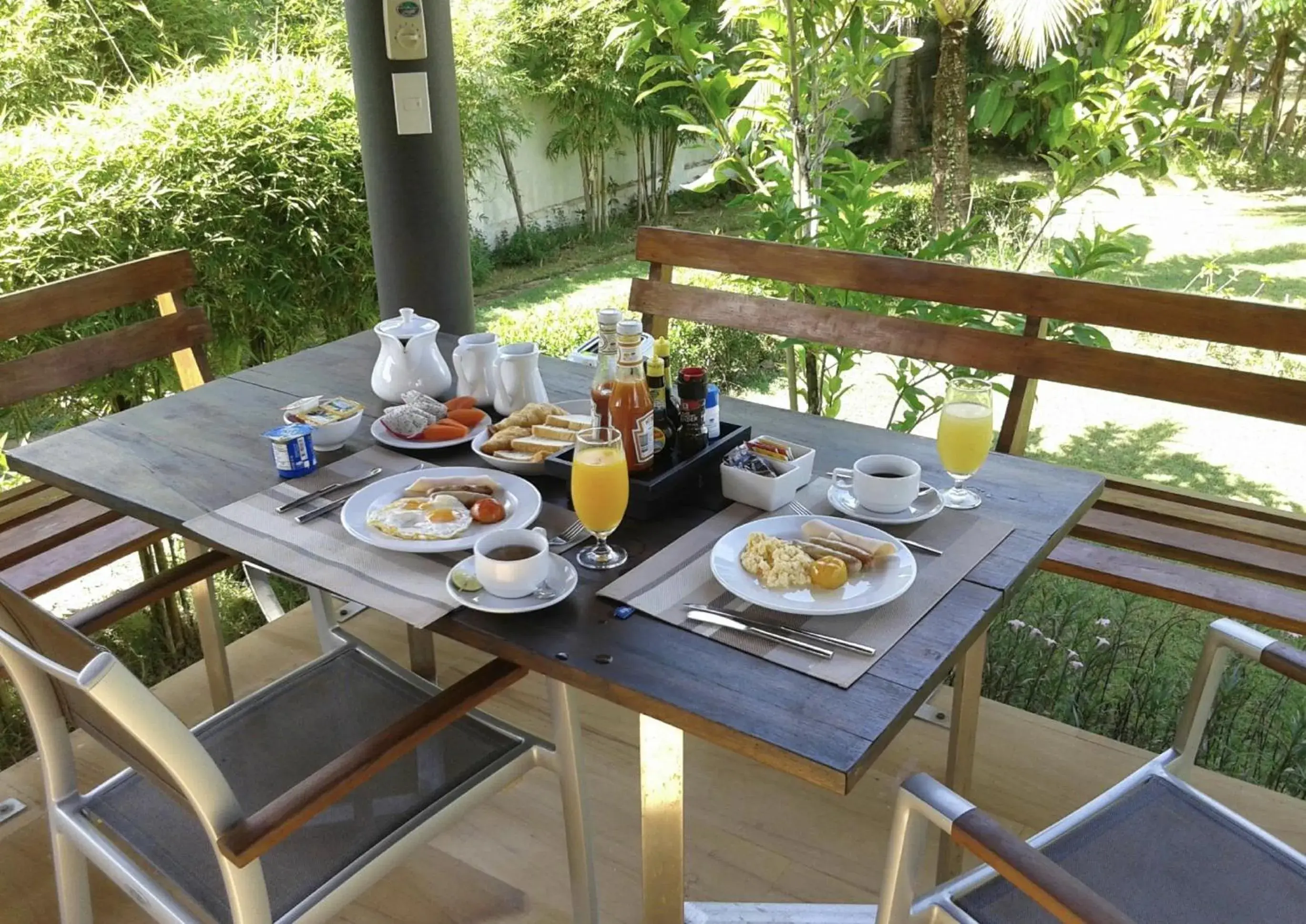 Breakfast in Tha Lane Bay Villas Breakfast in Tha Lane Bay Villas