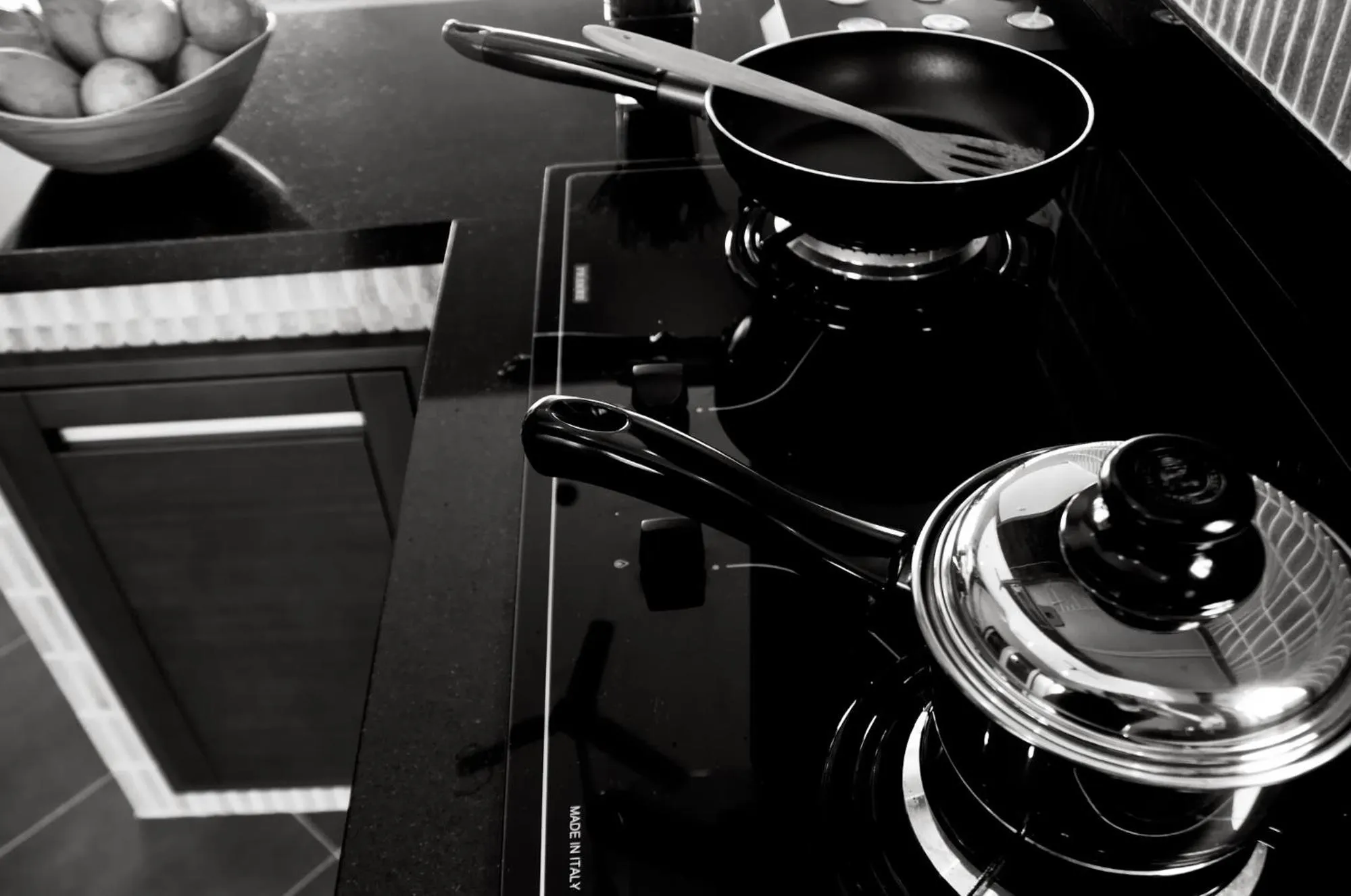 kitchen in Tha Lane Bay Villas