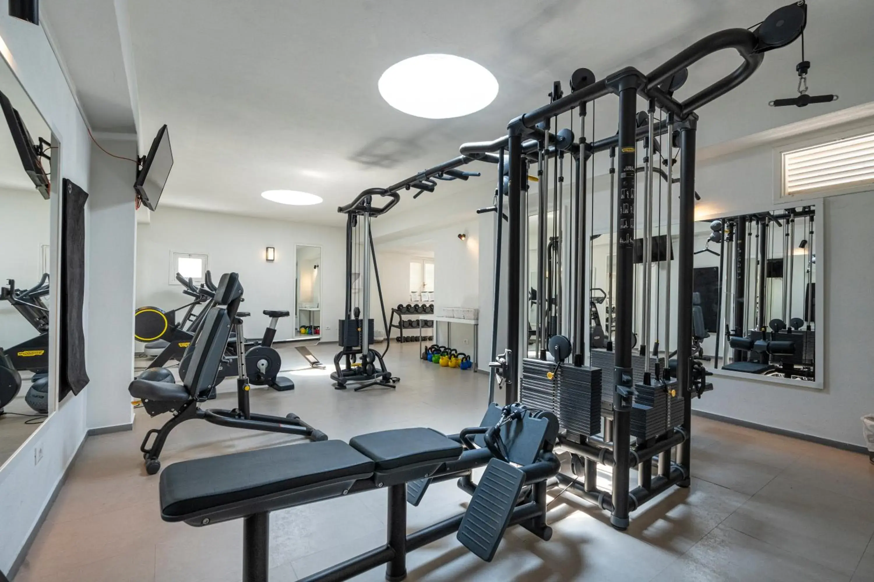 Fitness centre/facilities in Mangia's Pollina Resort Fitness centre/facilities in Mangia's Pollina Resort
