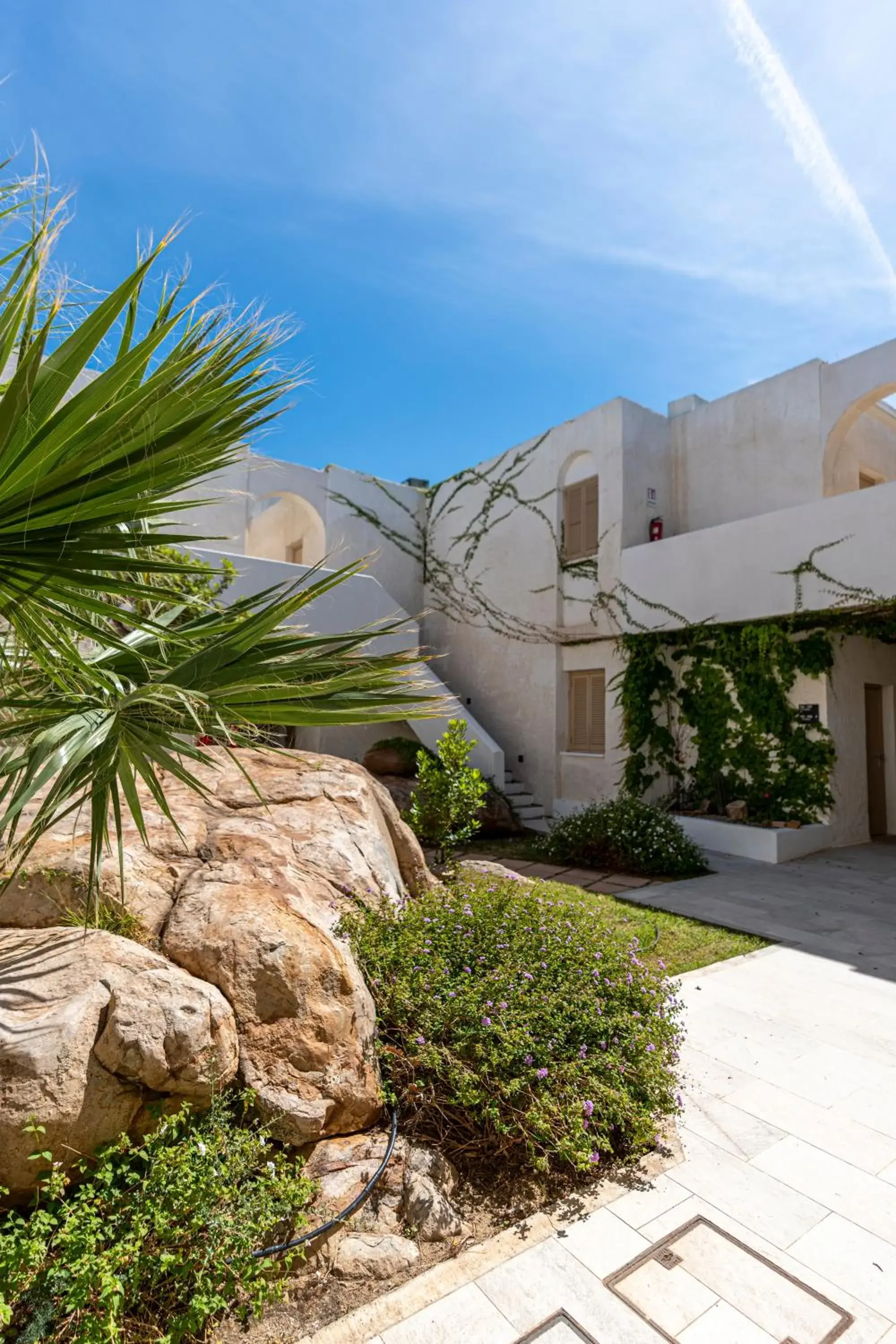 Property building in Mangia's Pollina Resort Property building in Mangia's Pollina Resort