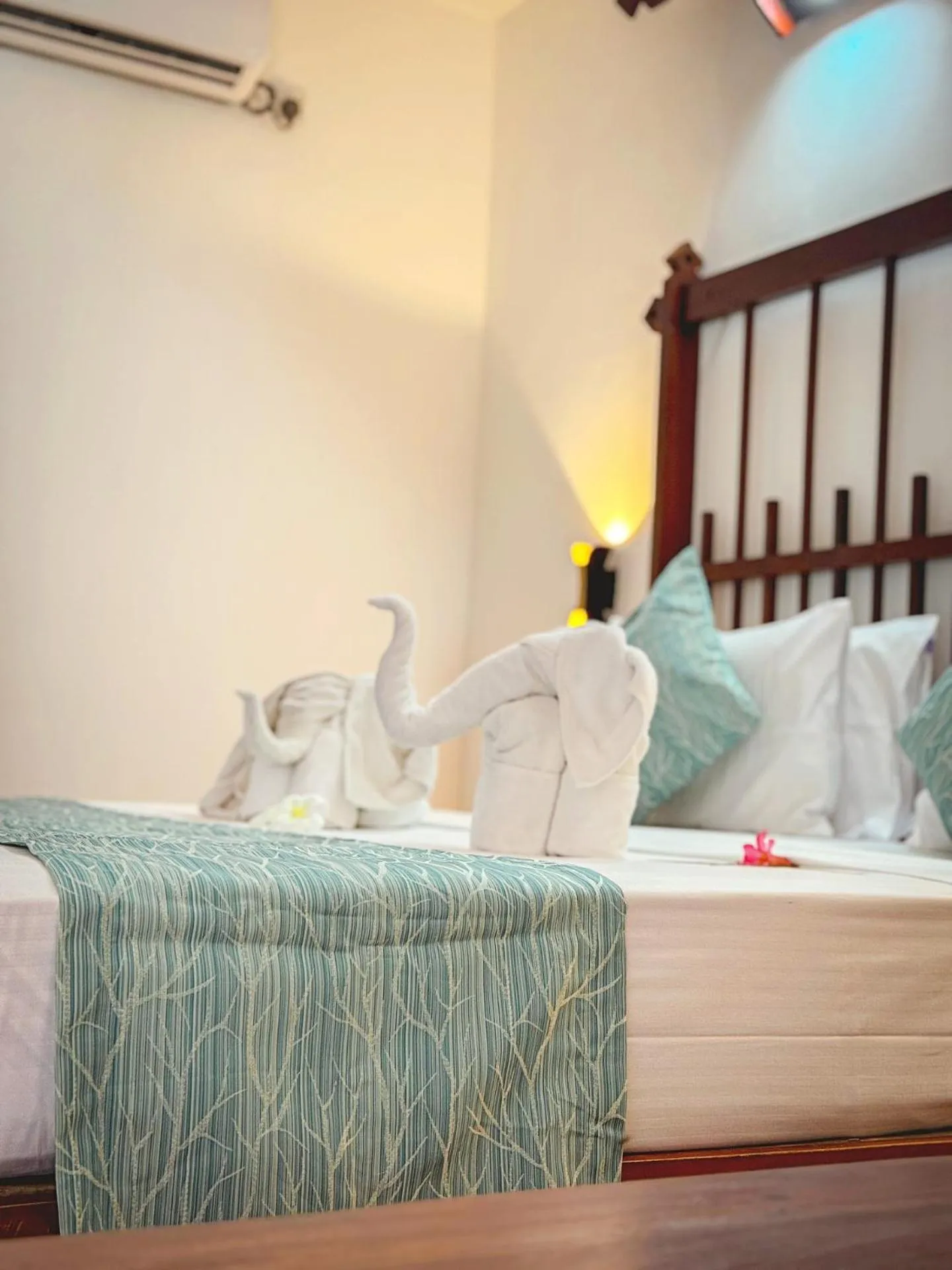 Bed in The Long Beach Resort & Spa