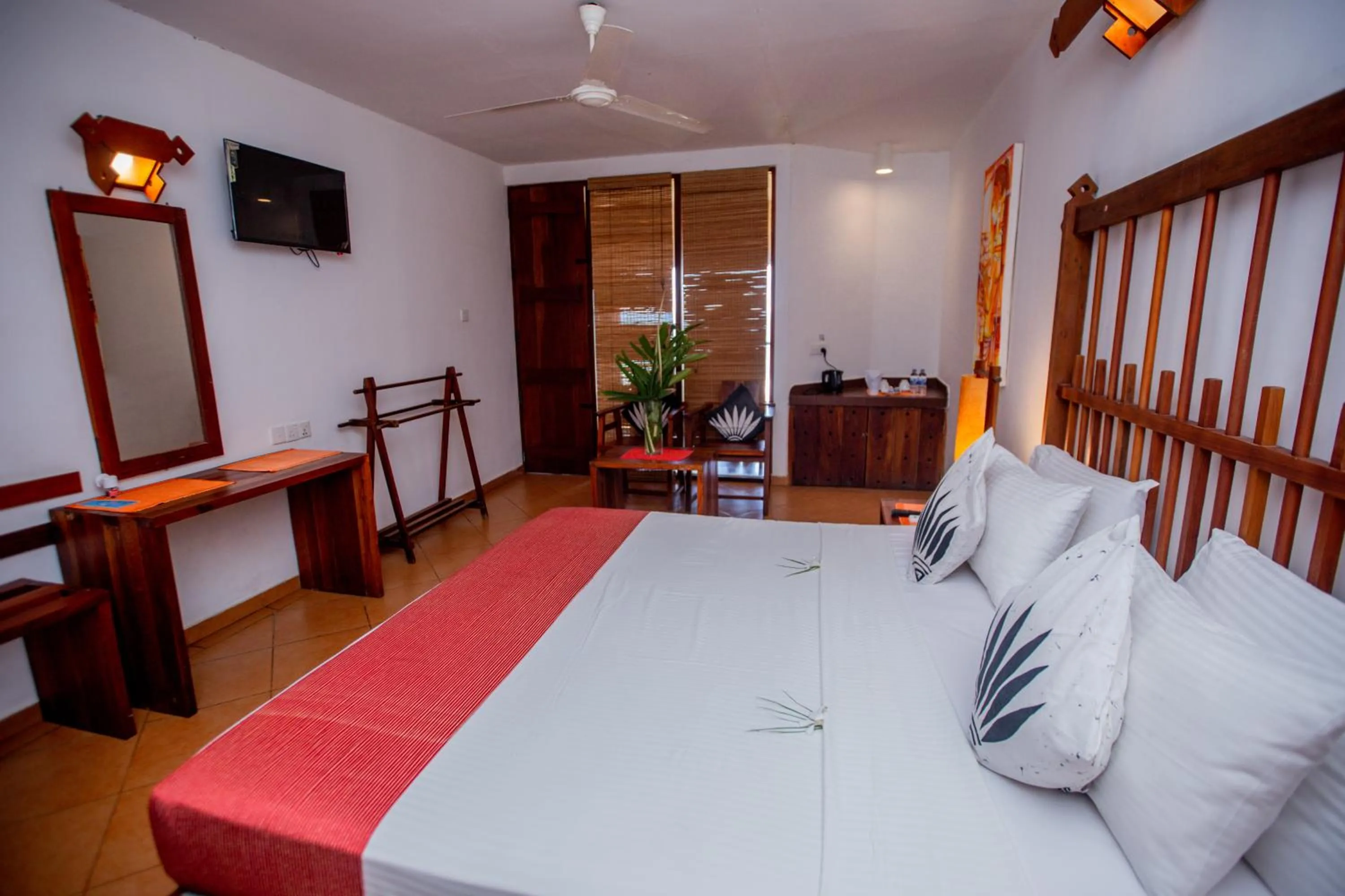 Bed in The Long Beach Resort & Spa