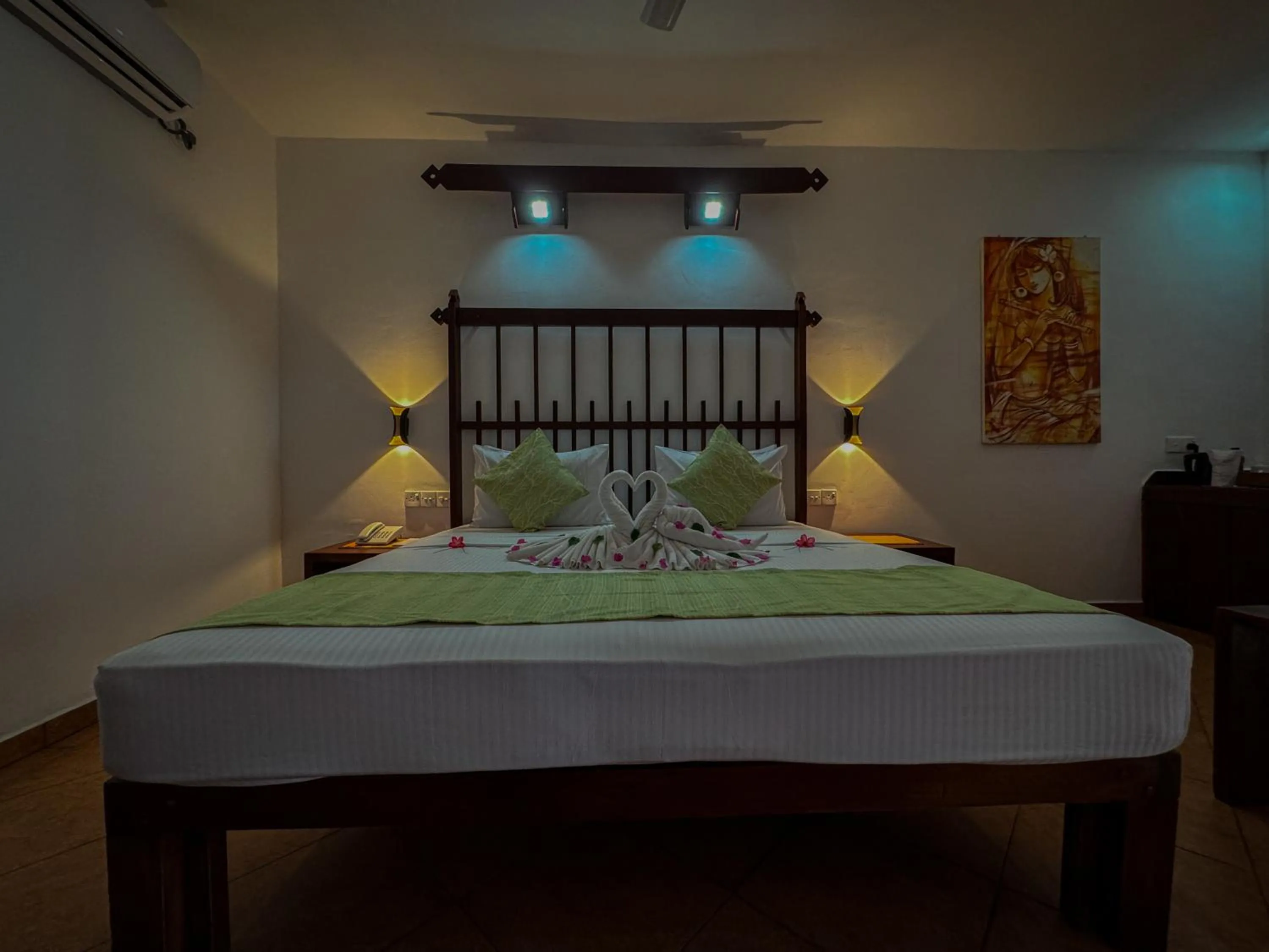 Bed in The Long Beach Resort & Spa