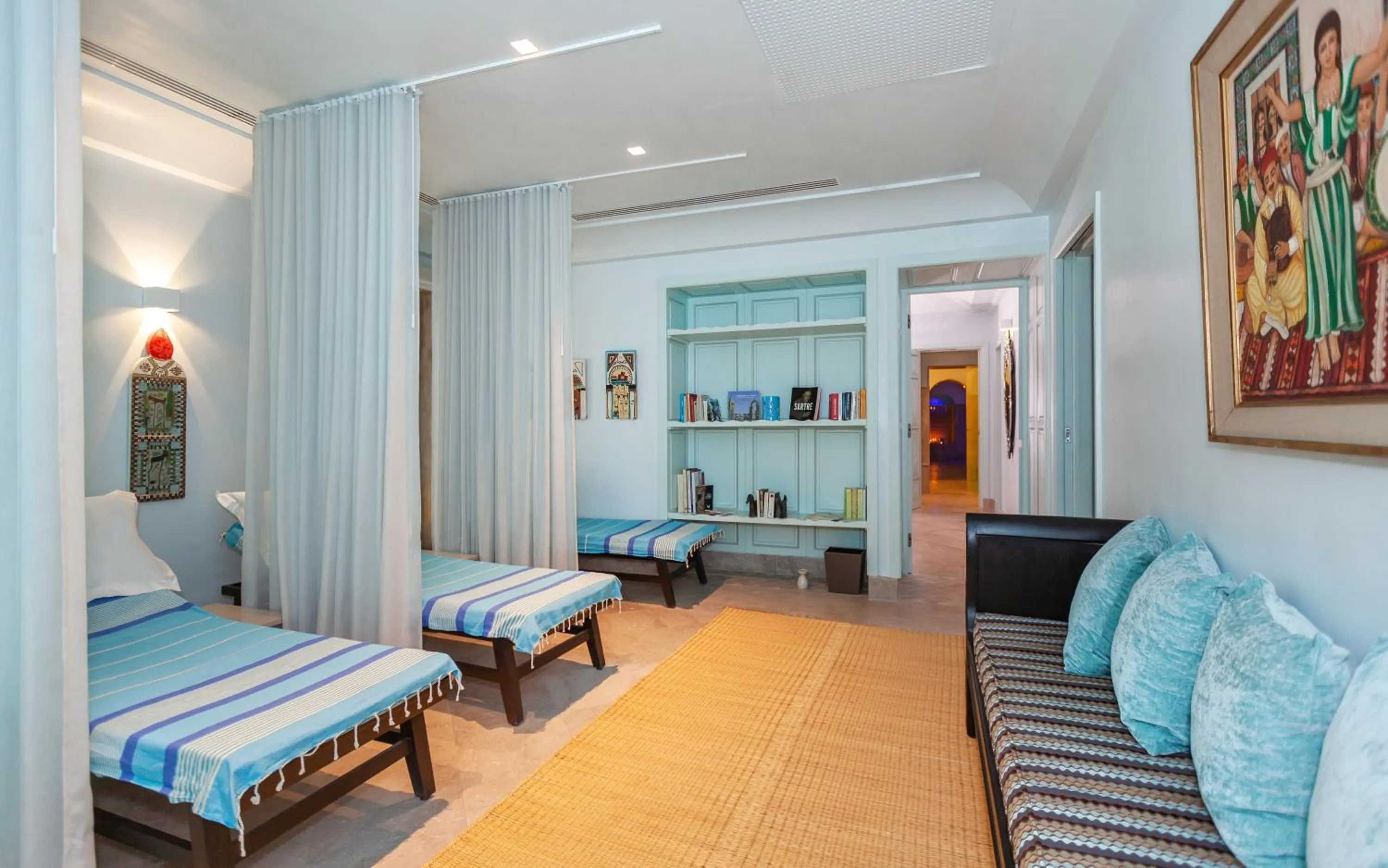 Steam room, Bed in Dar El Jeld Hotel and Spa