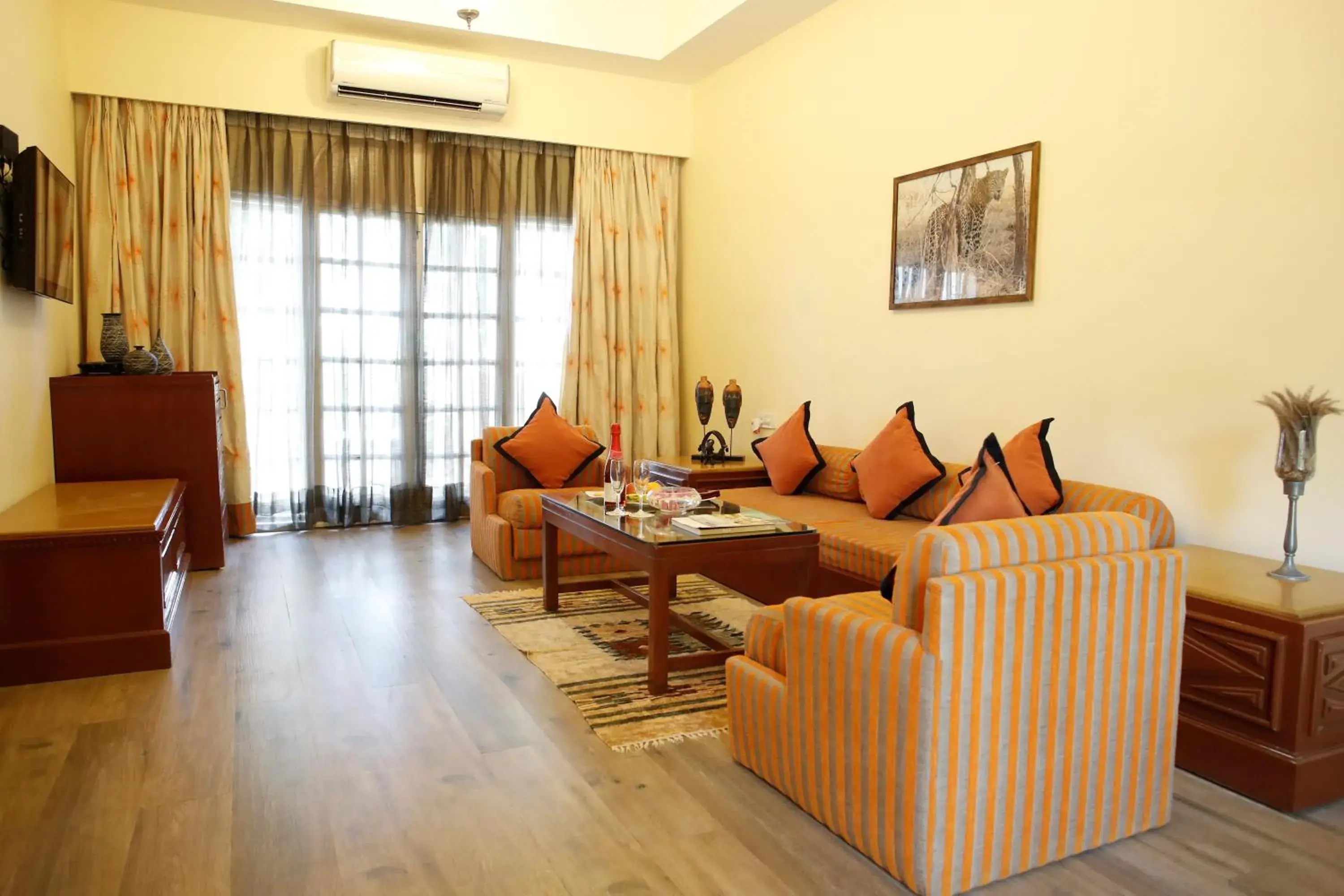 Living room in Gir Serai - IHCL SeleQtions Living room in Gir Serai - IHCL SeleQtions