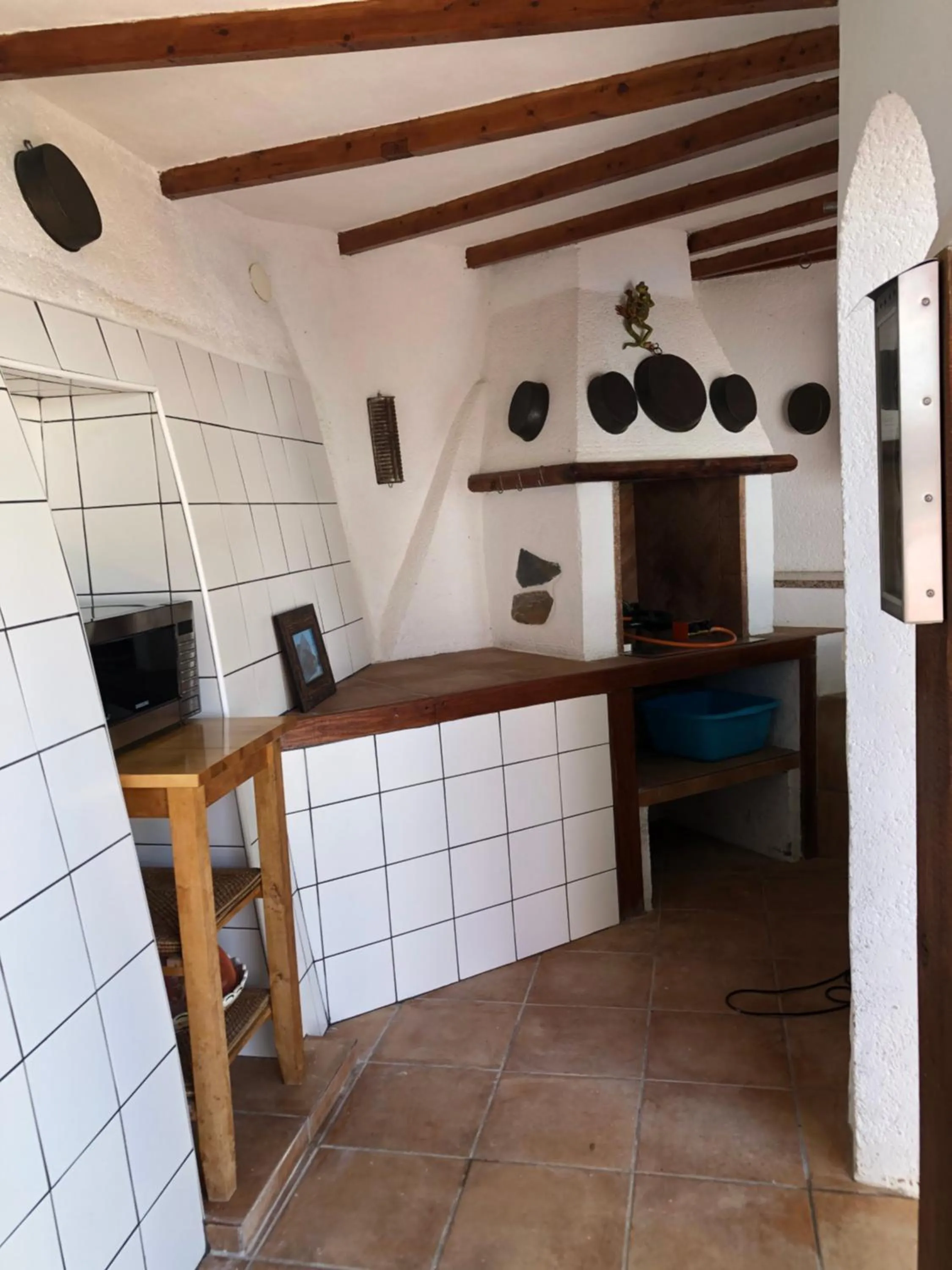 Kitchen or kitchenette in Casa tres coronas-Annexet