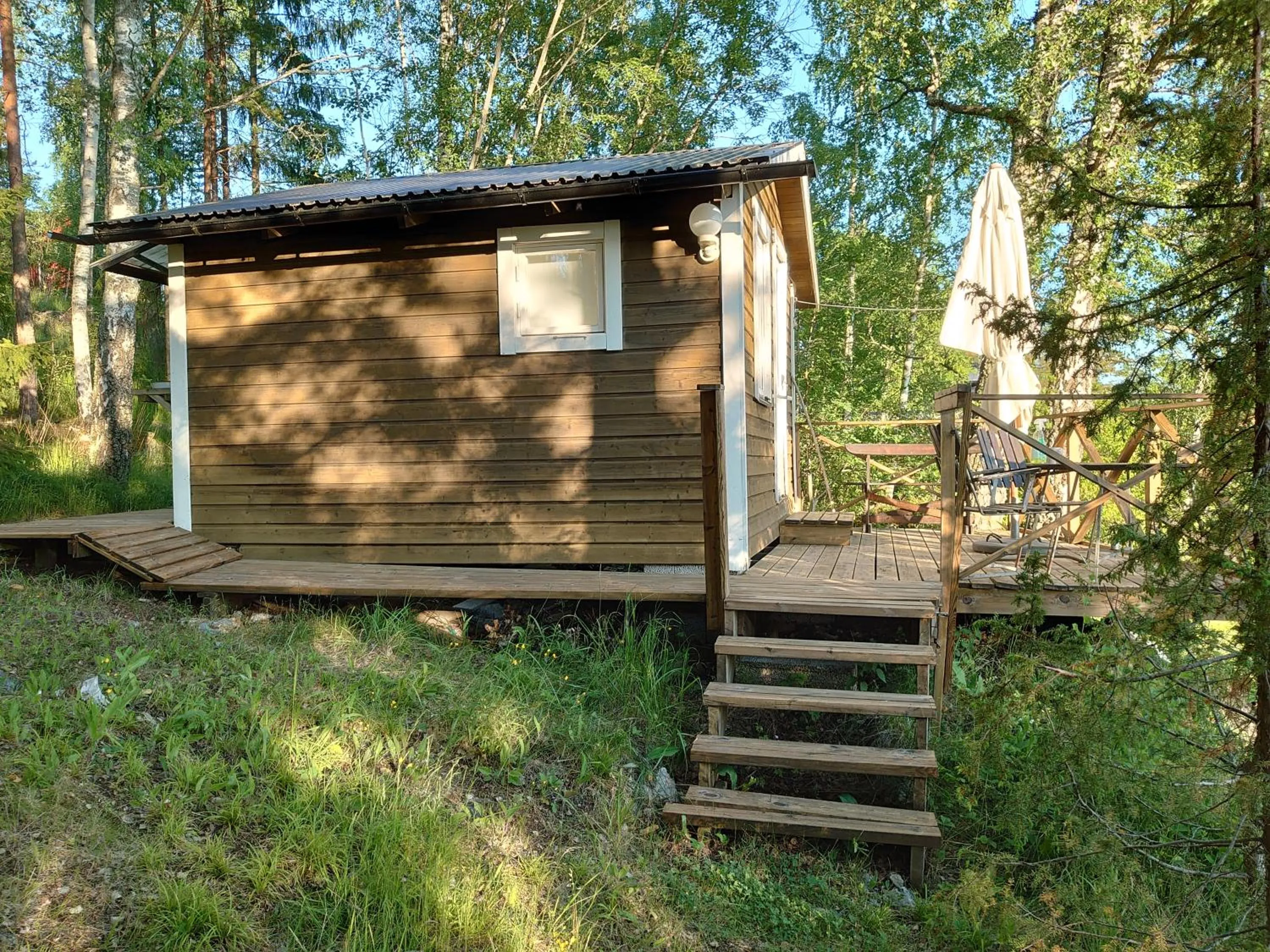 Facade/entrance in Vandrarhemmet Tallbacka/Ängelsberg Hostel