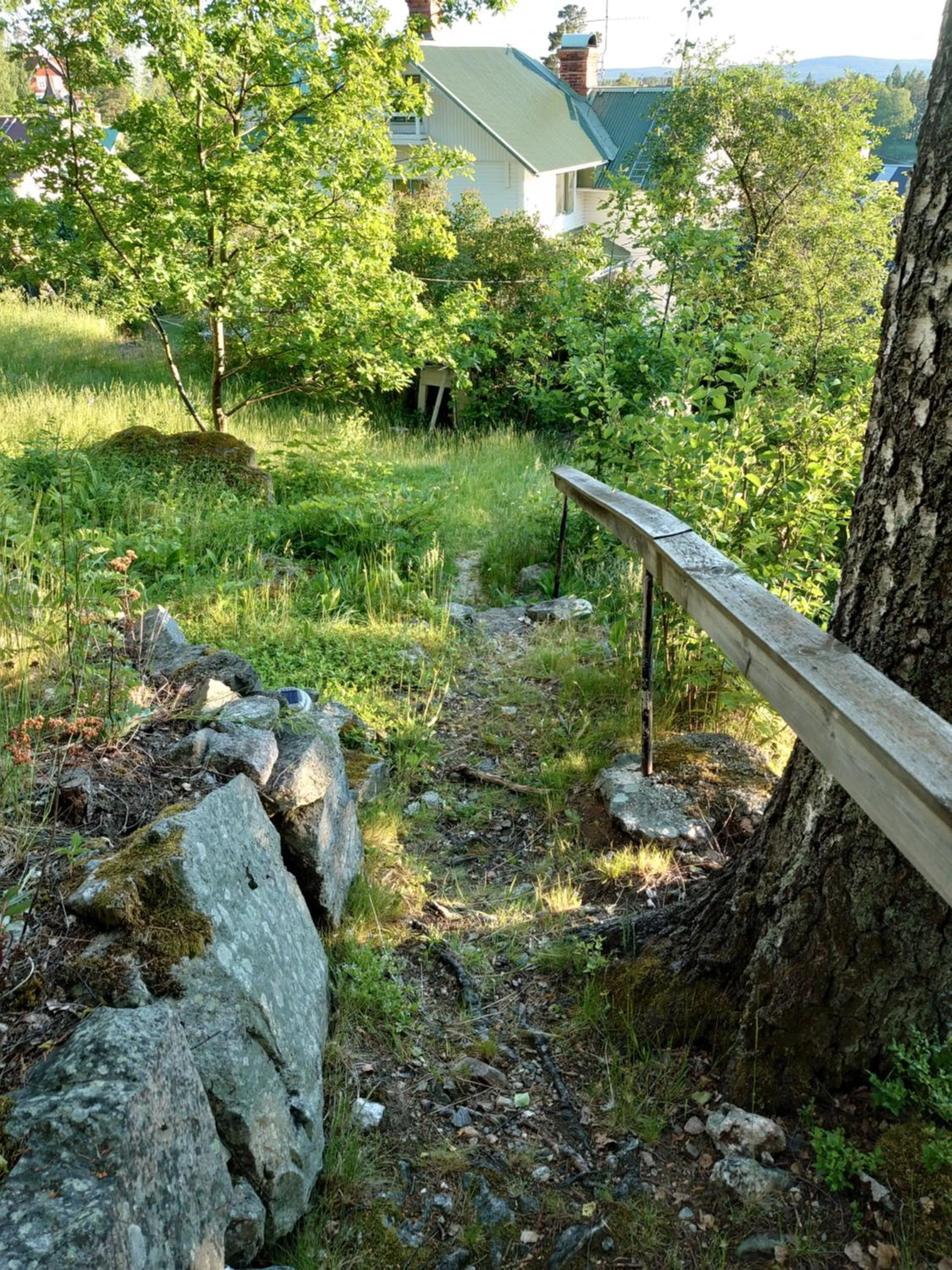 Garden in Vandrarhemmet Tallbacka/Ängelsberg Hostel