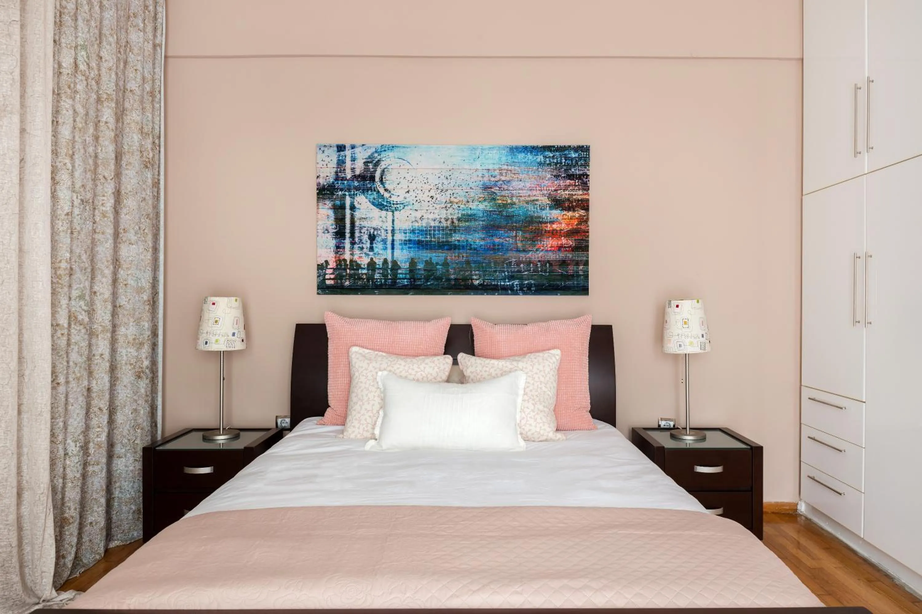 Bed in Acropolis Stylish Suite