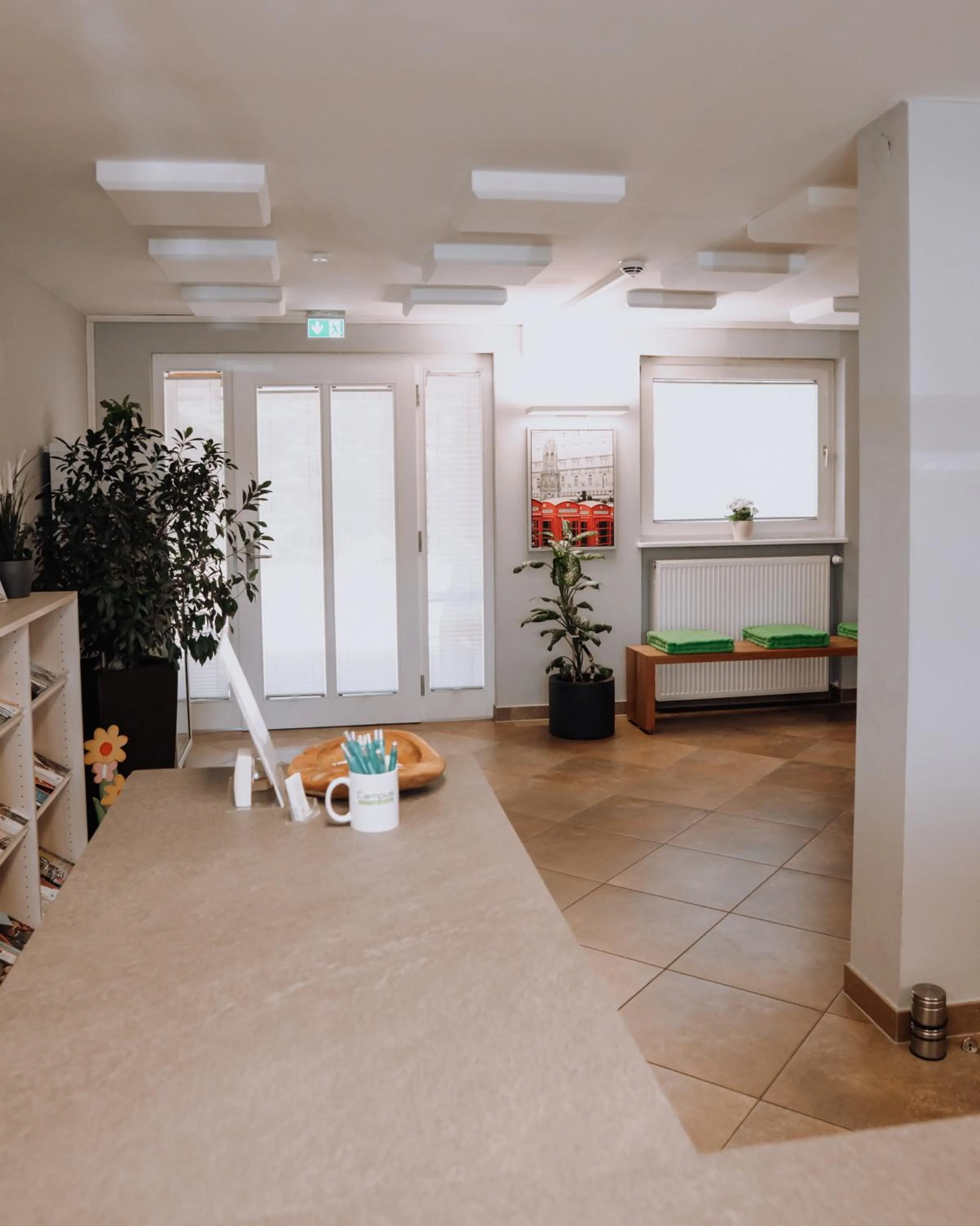 Lobby or reception in Campus Bad Kissingen