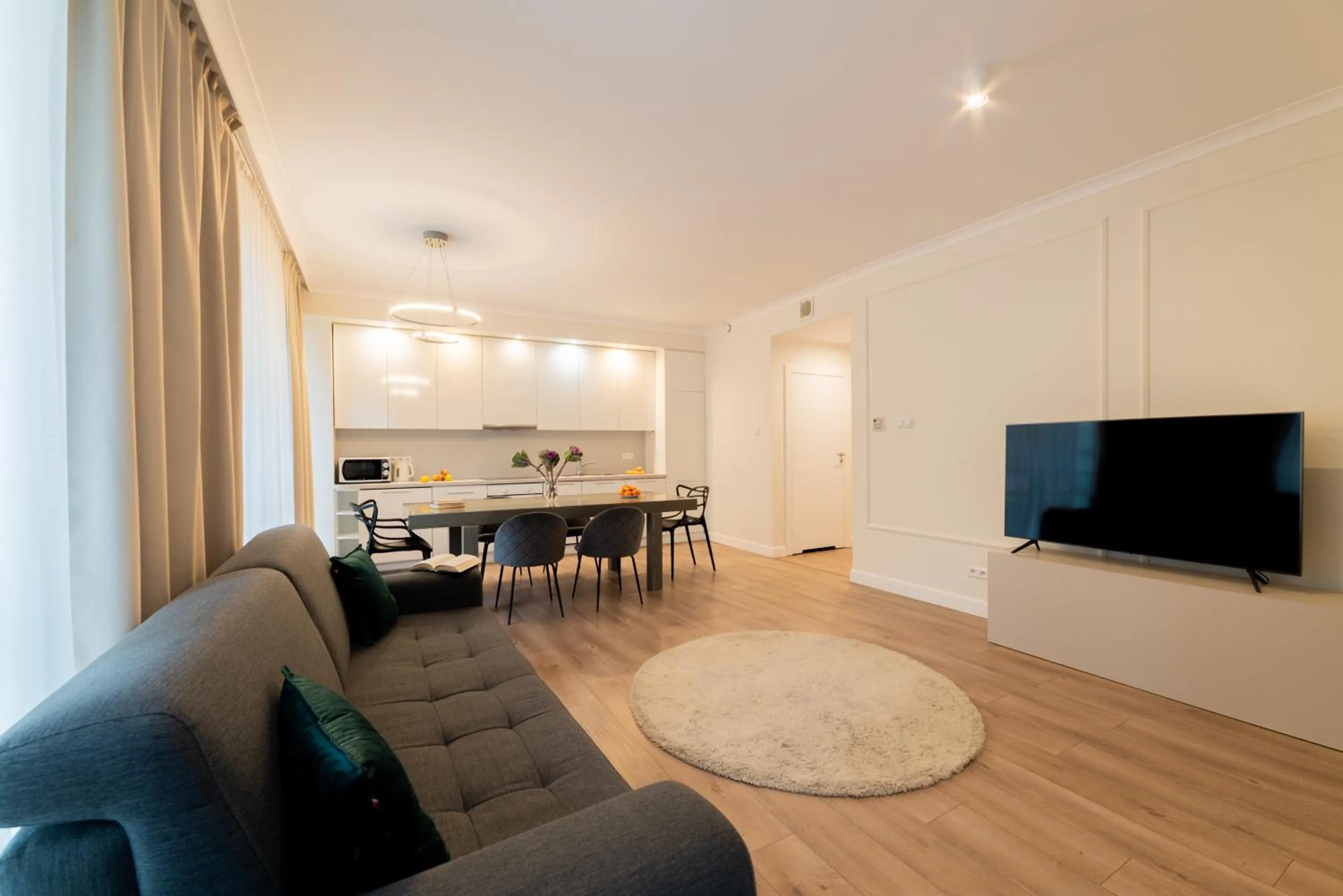 Living room in Platinum Towers E-Apartments