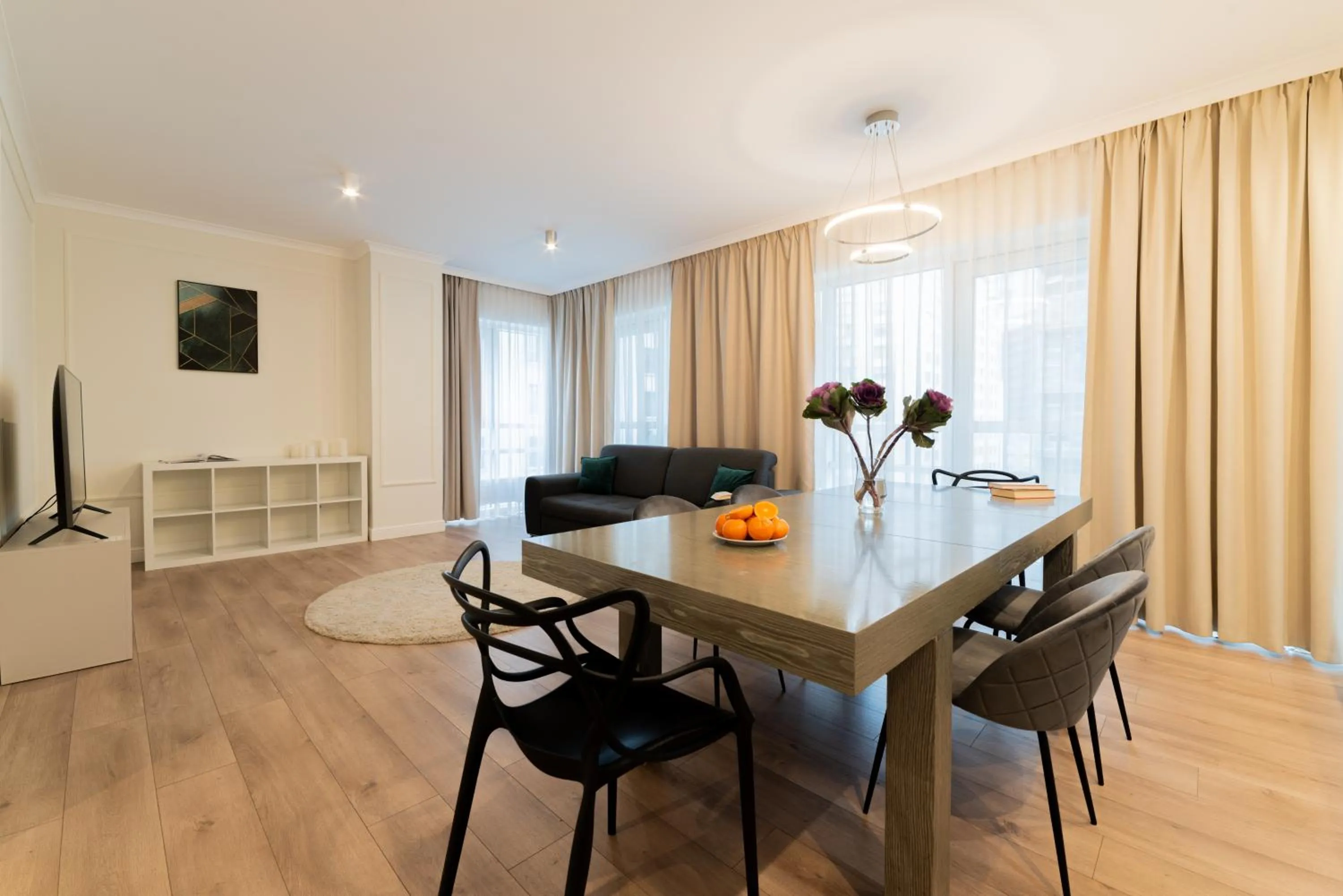 Living room in Platinum Towers E-Apartments