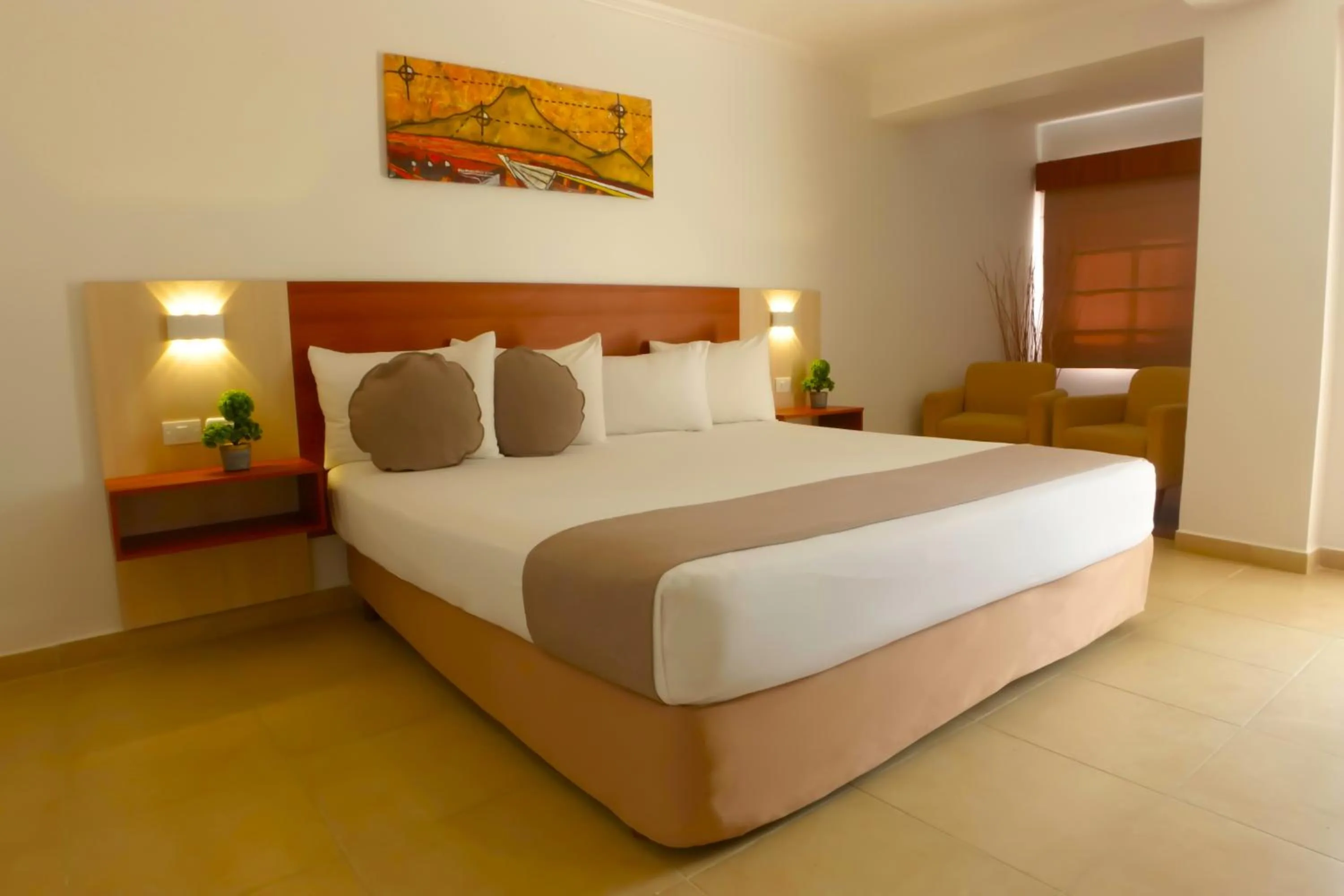 Decorative detail, Bed in Sunsol Isla Caribe